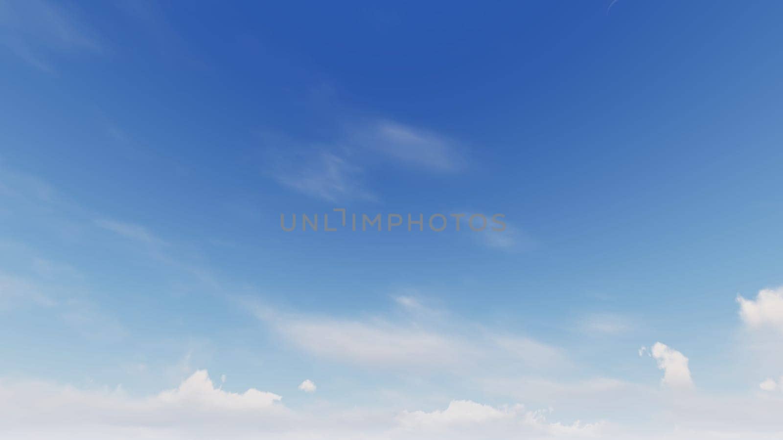 Cloudy blue sky abstract background, blue sky background with tiny clouds, 3d rendering..