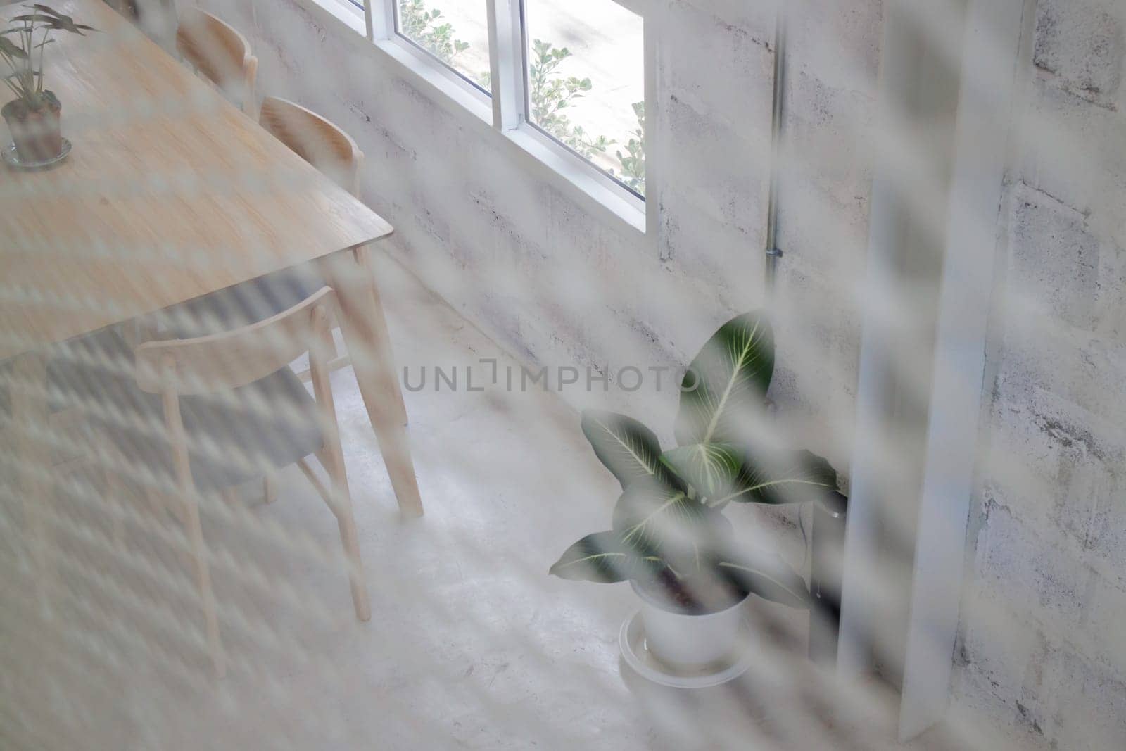 Living room interior design minimal style, stock photo