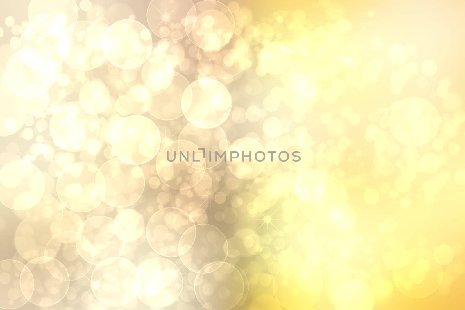Abstract bright spring or summer landscape texture with natural brown bokeh lights and yellow circular lights with sunshine and stars. . Autumn or summer background with copy space. Beautiful backdrop.