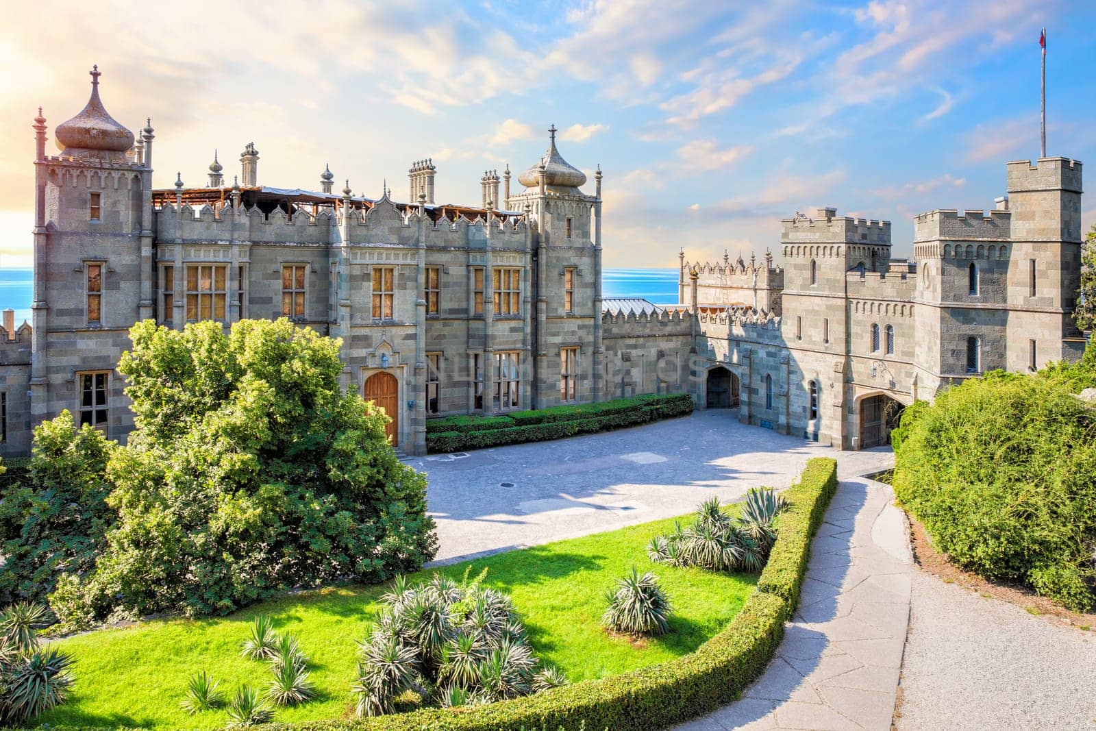 Vorontsov Palace, a famous landmark in  Crimea.