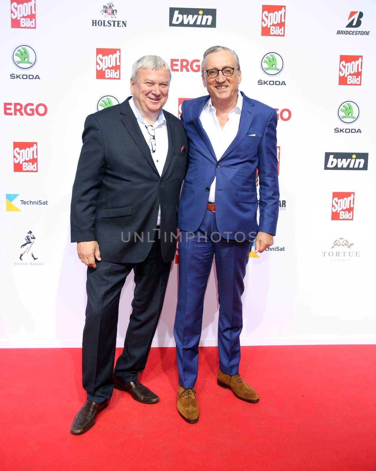 Alfred Draxler with Guest.Sport BILD Award 2019 at the Fischauktionhall Hamburg , 19.08.2019