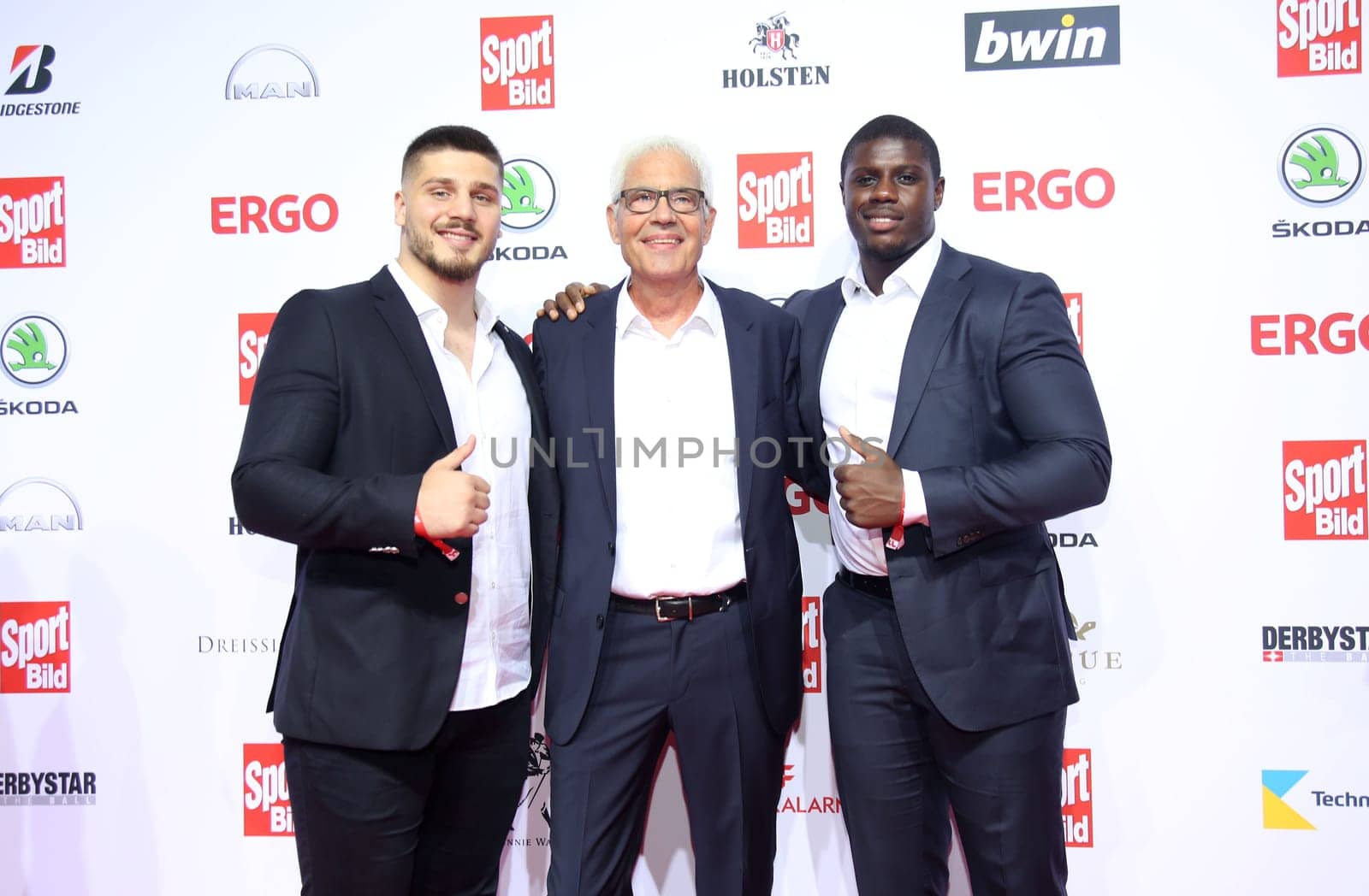 Bernd Boente with Boxer.Sport BILD Award 2019 at the Fischauktionhall Hamburg , 19.08.2019