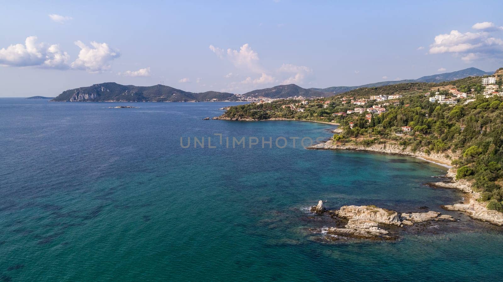 coast of the town Nea Iraklitsa near Kavala, Greece.
