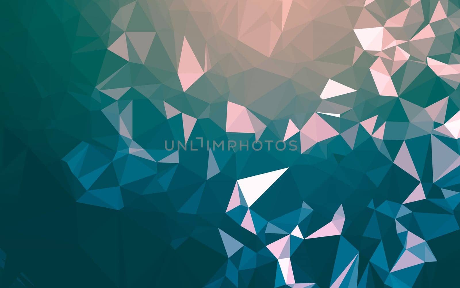 Abstract low poly background, geometry triangle, mosaic pastel color background