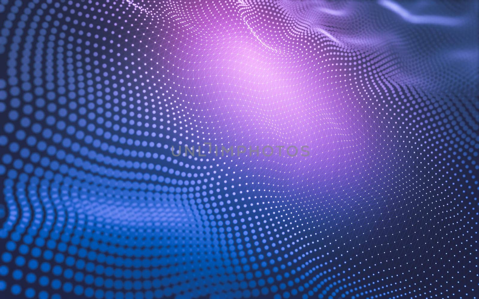 Abstract background. Molecules technology with polygonal shapes, connecting dots and lines. Connection structure. Big data visualization.