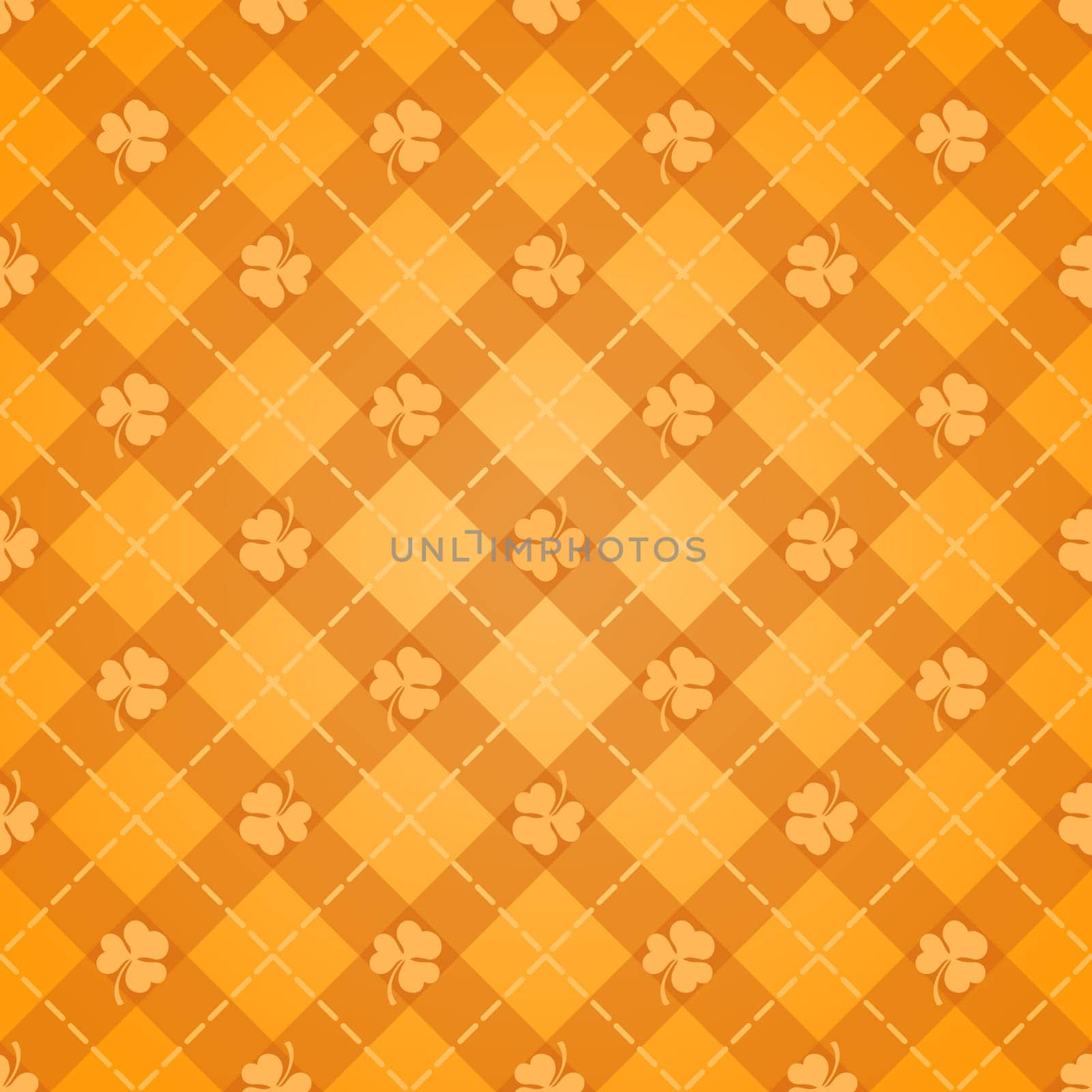 St. Patrick's Day's seamless texture. Editable pattern in swatches.