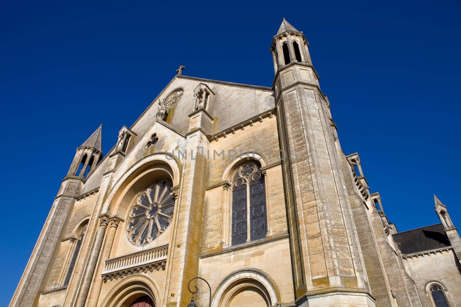 Niort ancient gothic church, Aquitaine, France