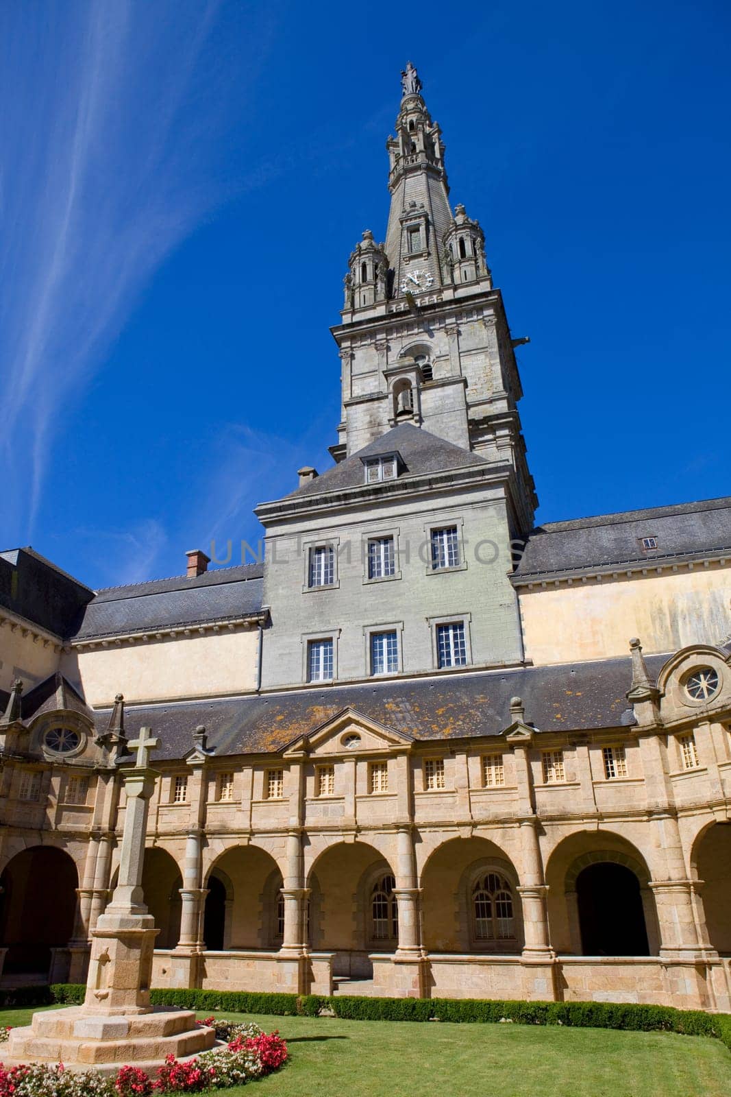 saint anne d auray basilica in brittany, france