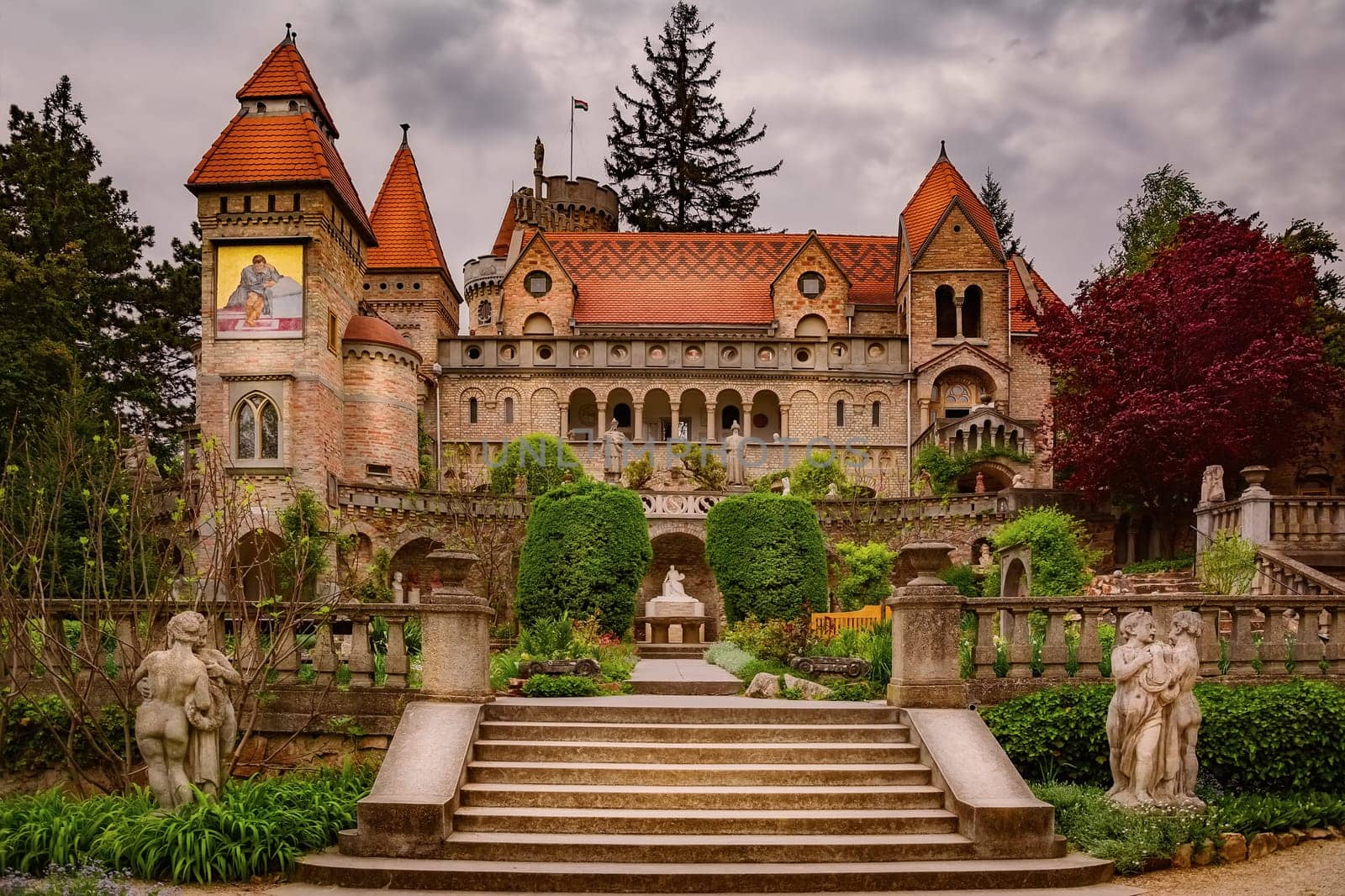 Bory Castle in the City of Szekesfehervar, Hungary