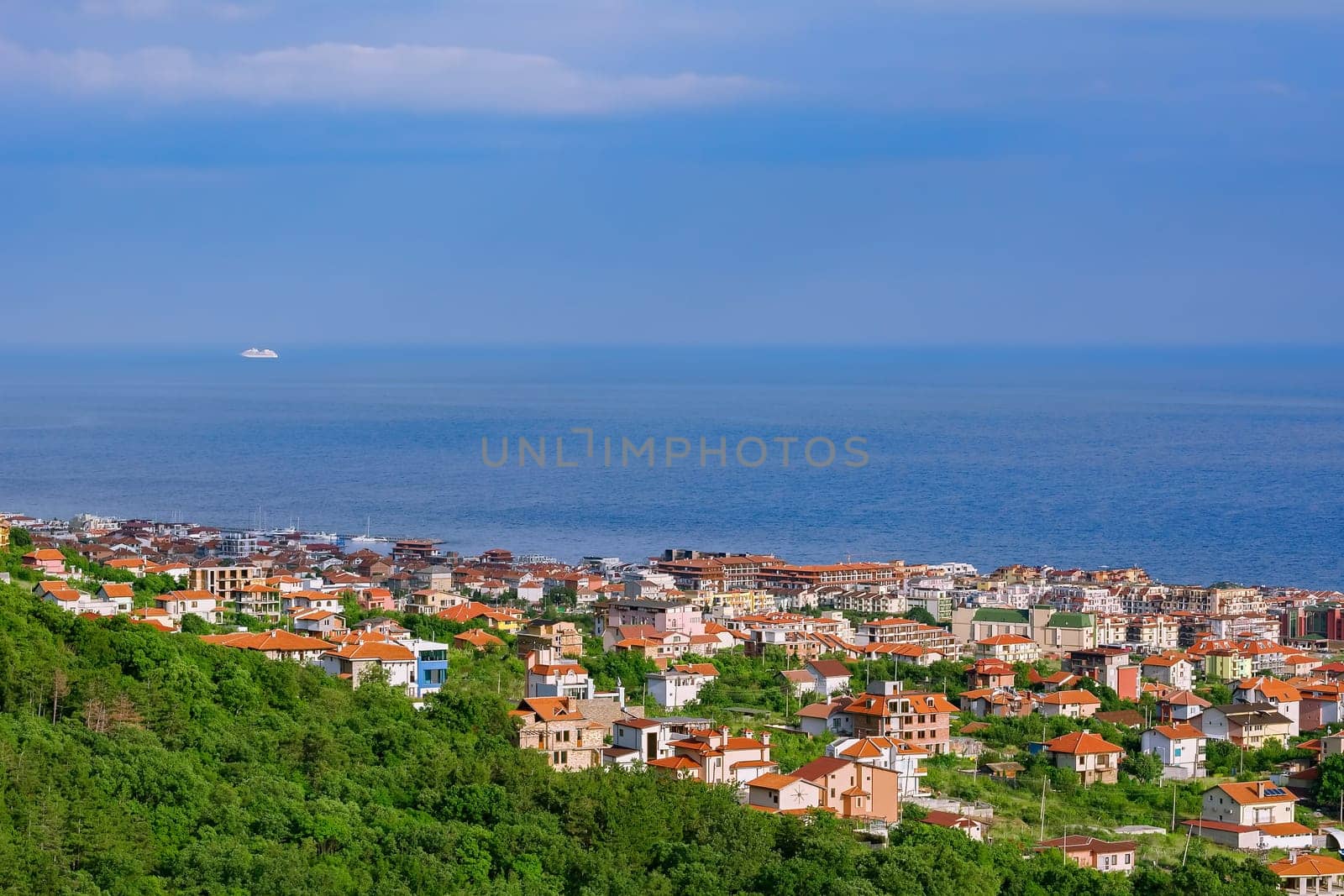 Small Bulgarian Town on the Shore of Black Sea
