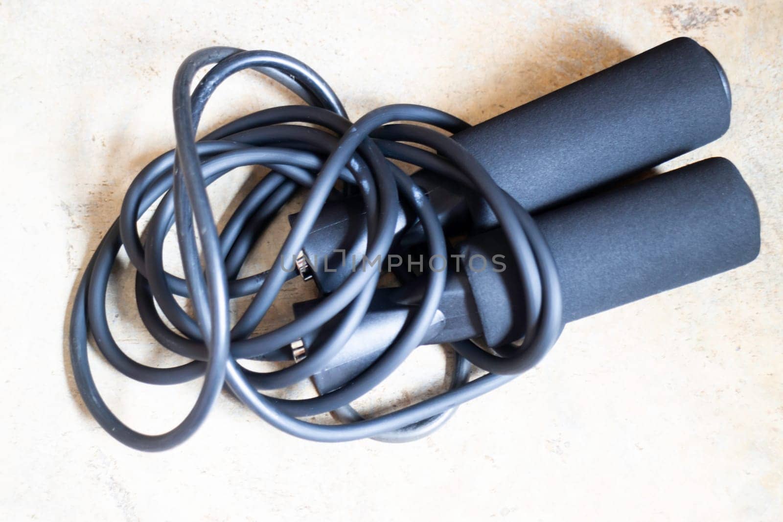 Equipment for jump rope sports, stock photo