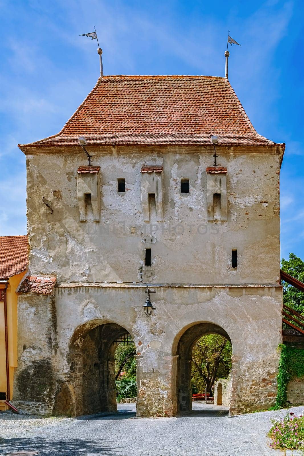 Tailors Tower - second gateway into the Citadel of Sighisoara., Romania