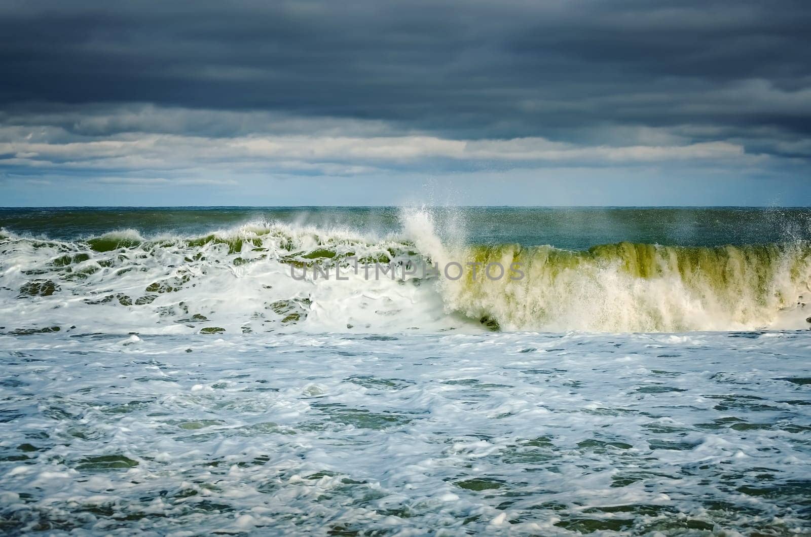 Wave During the Storm on the Black Sea