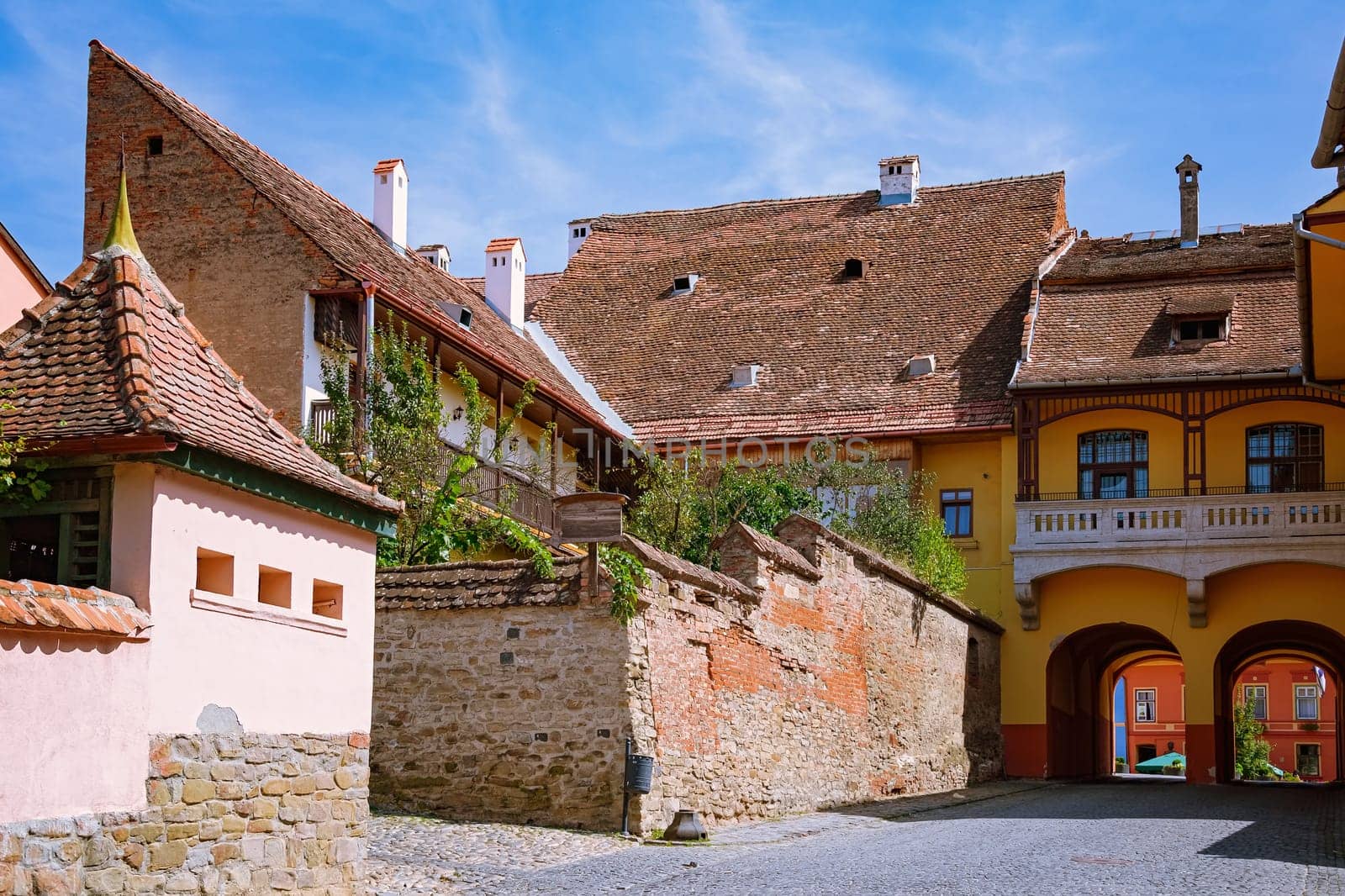 Small Medieval Fortified City - Sighisoara, Romania