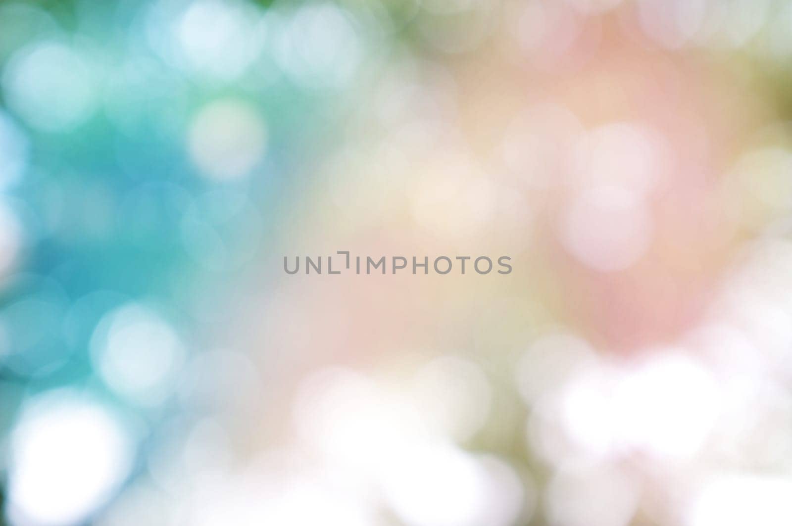 Abstract circular bokeh nature background of light . Blur background