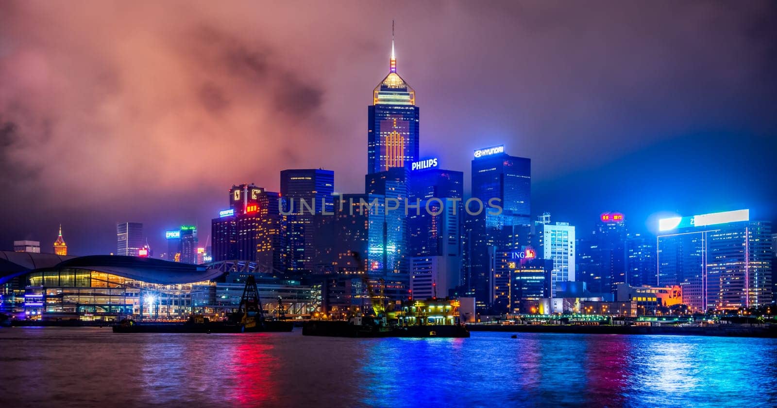 Hong Kong, March 2013 Symphony of Lights is a daily show in Hong Kong It is the world largest permanent light and sound show, Guinness World Records