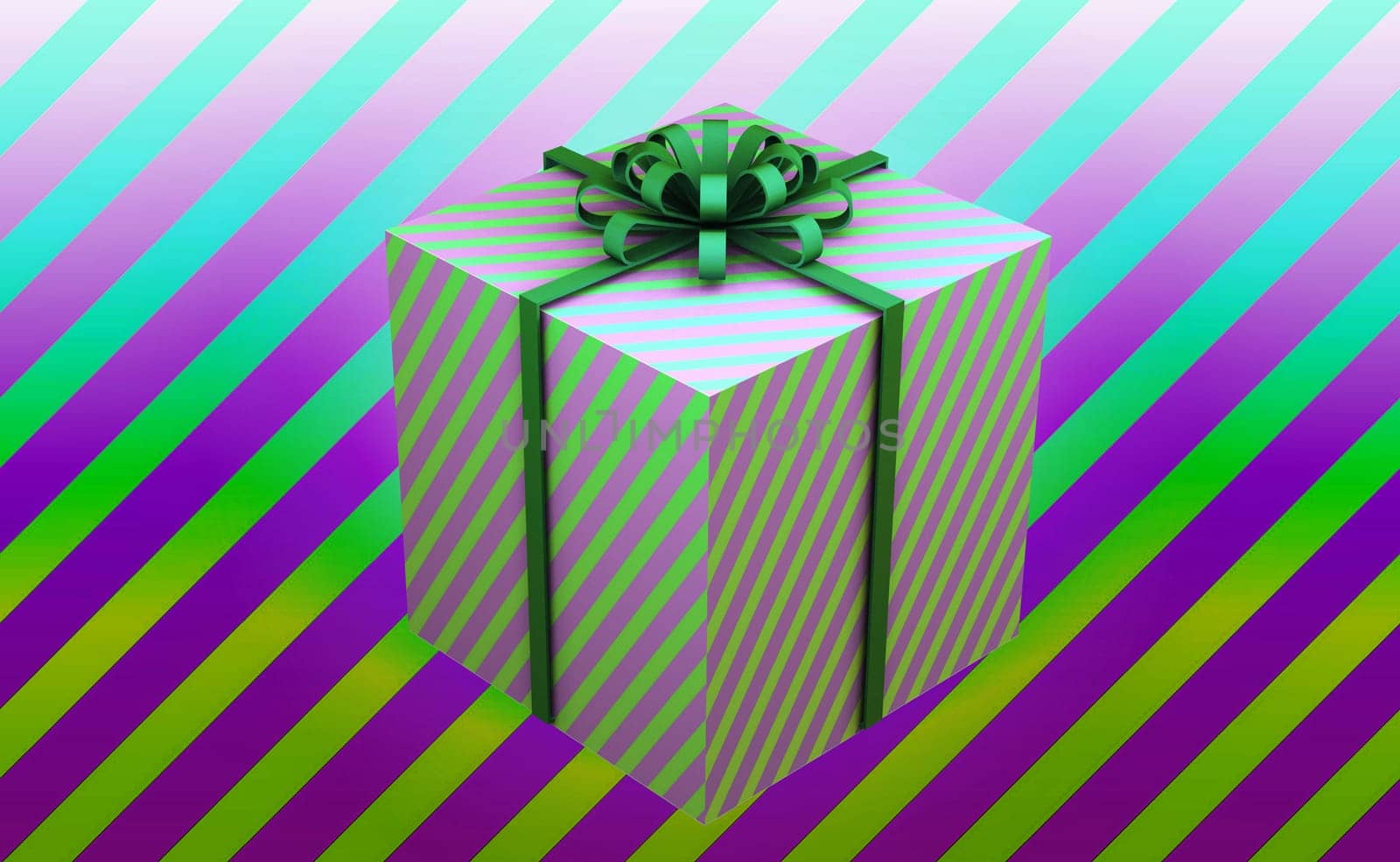 Happy birthday and gift box background