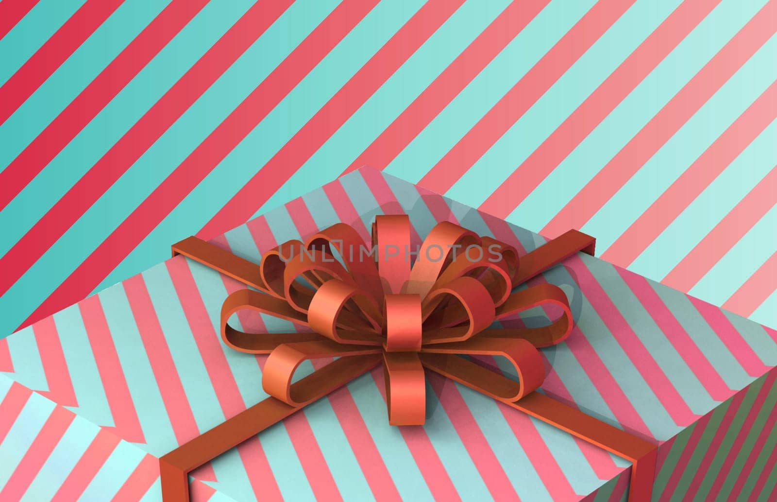 Happy birthday and gift box background