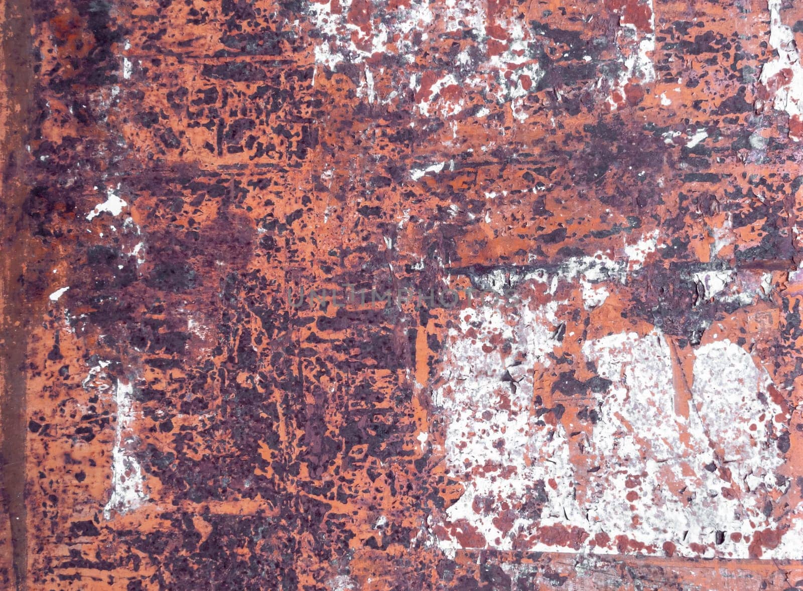 Rusty metallic steel plate. Ideal for texture and background.