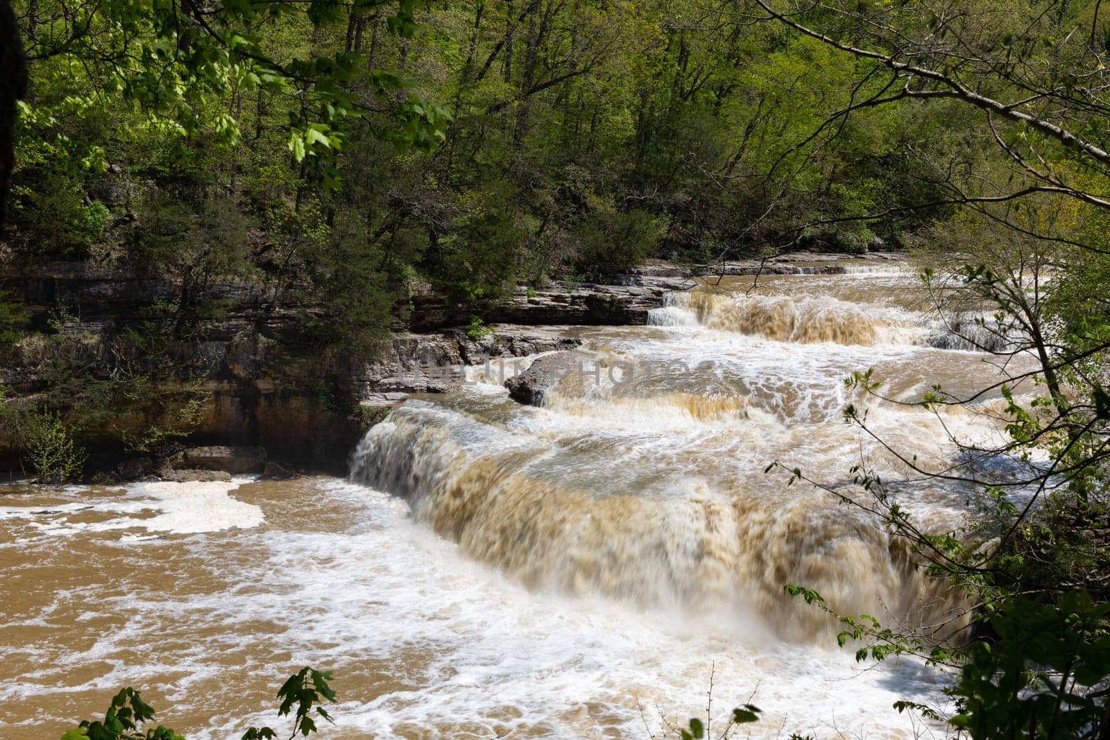 Cataract Falls on the Mill Creek, after heavy rains