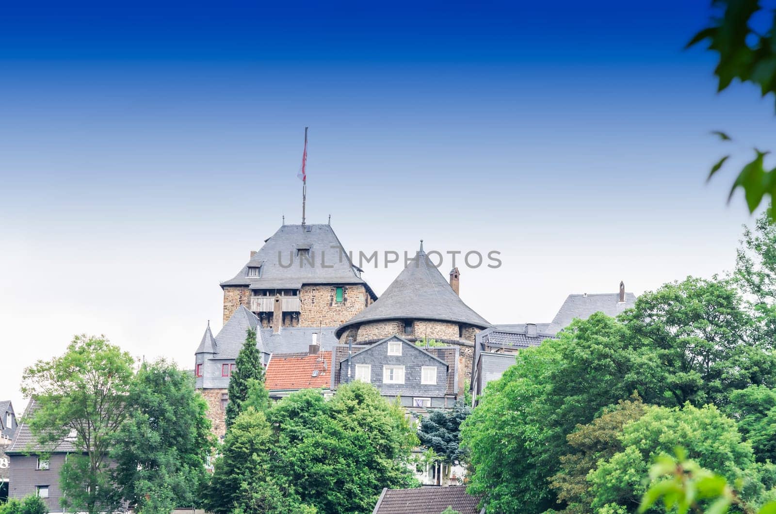 Old defense tower of a historic fortress