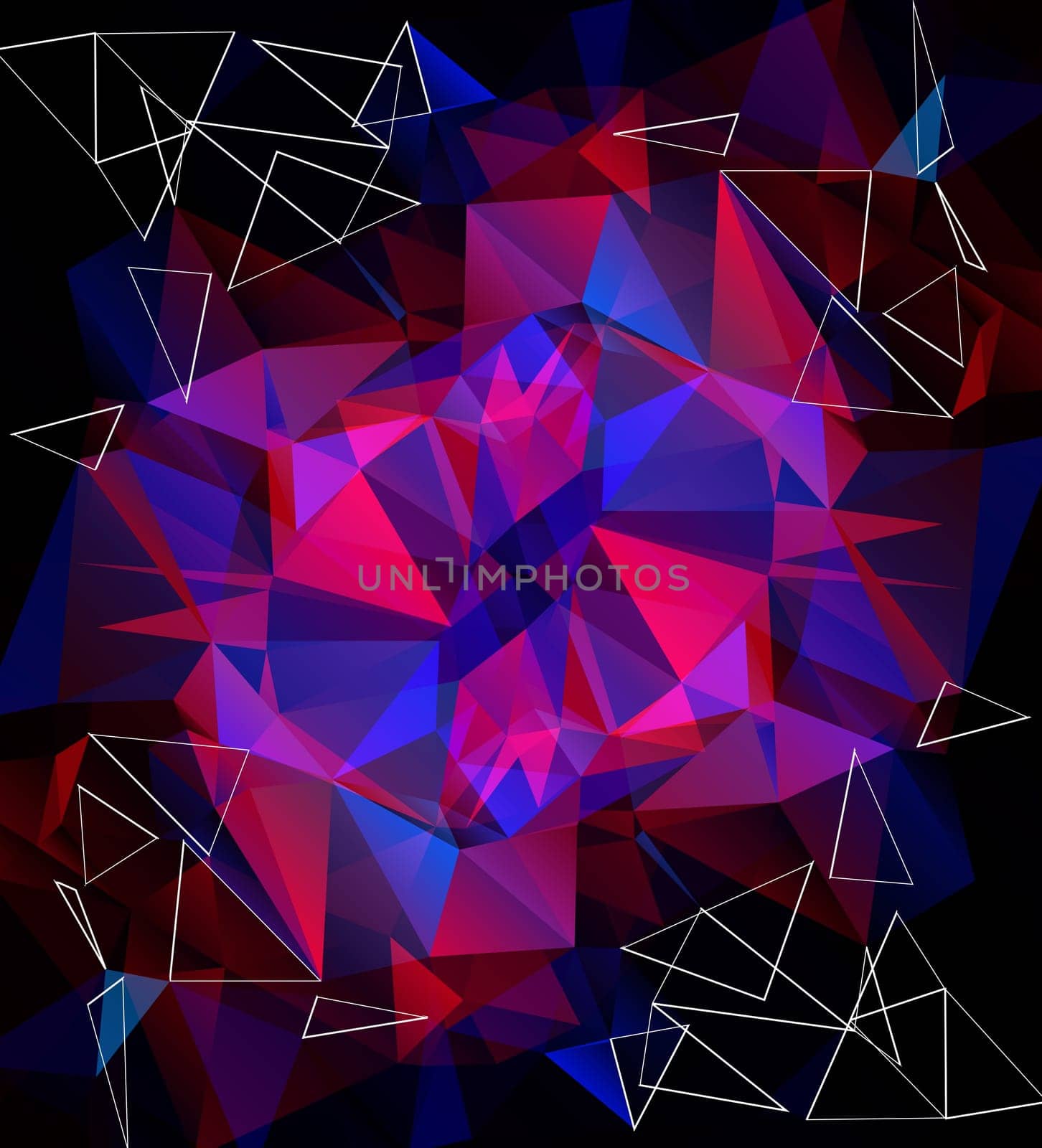 Colorful Polygonal Mosaic Background, illustration,  Creative  Design