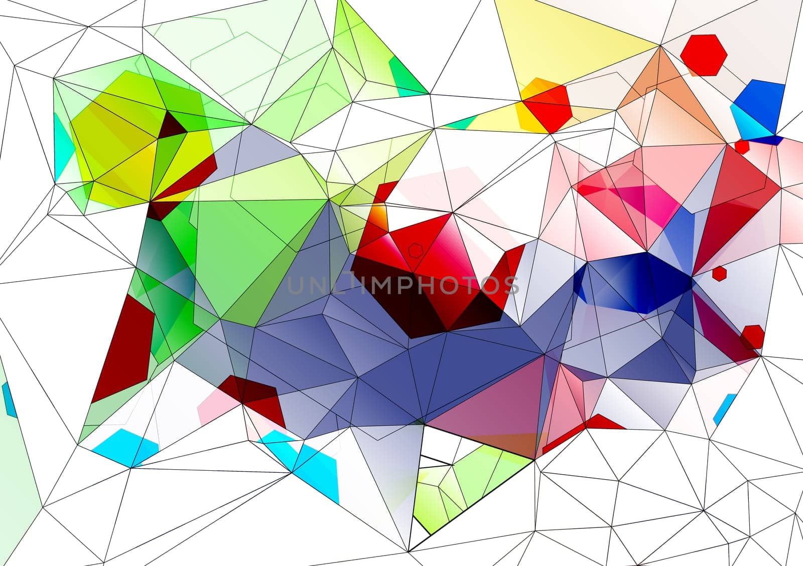 Colorful Polygonal Mosaic Background, illustration,  Creative  Design