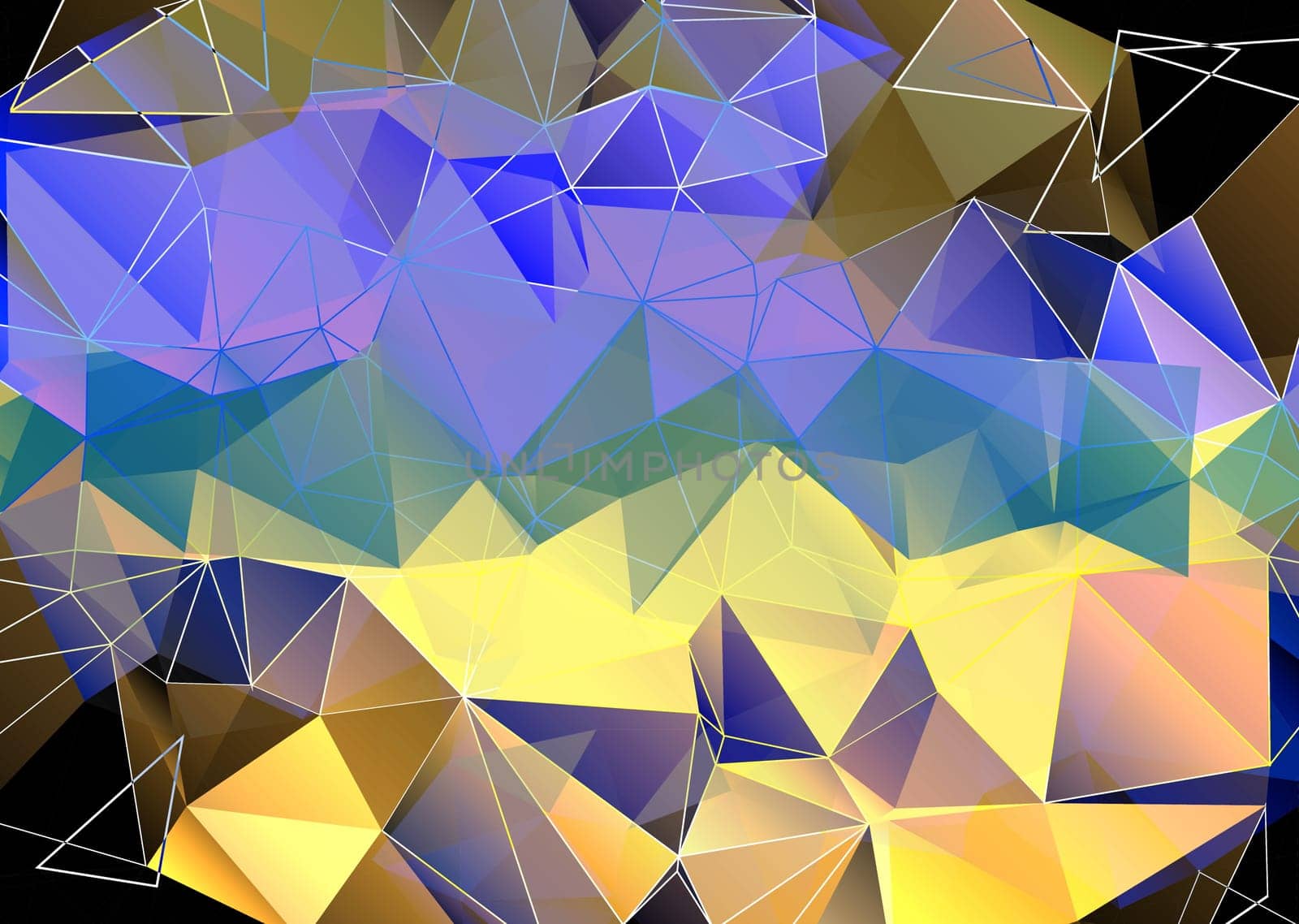 Colorful Polygonal Mosaic Background, illustration,  Creative  Design