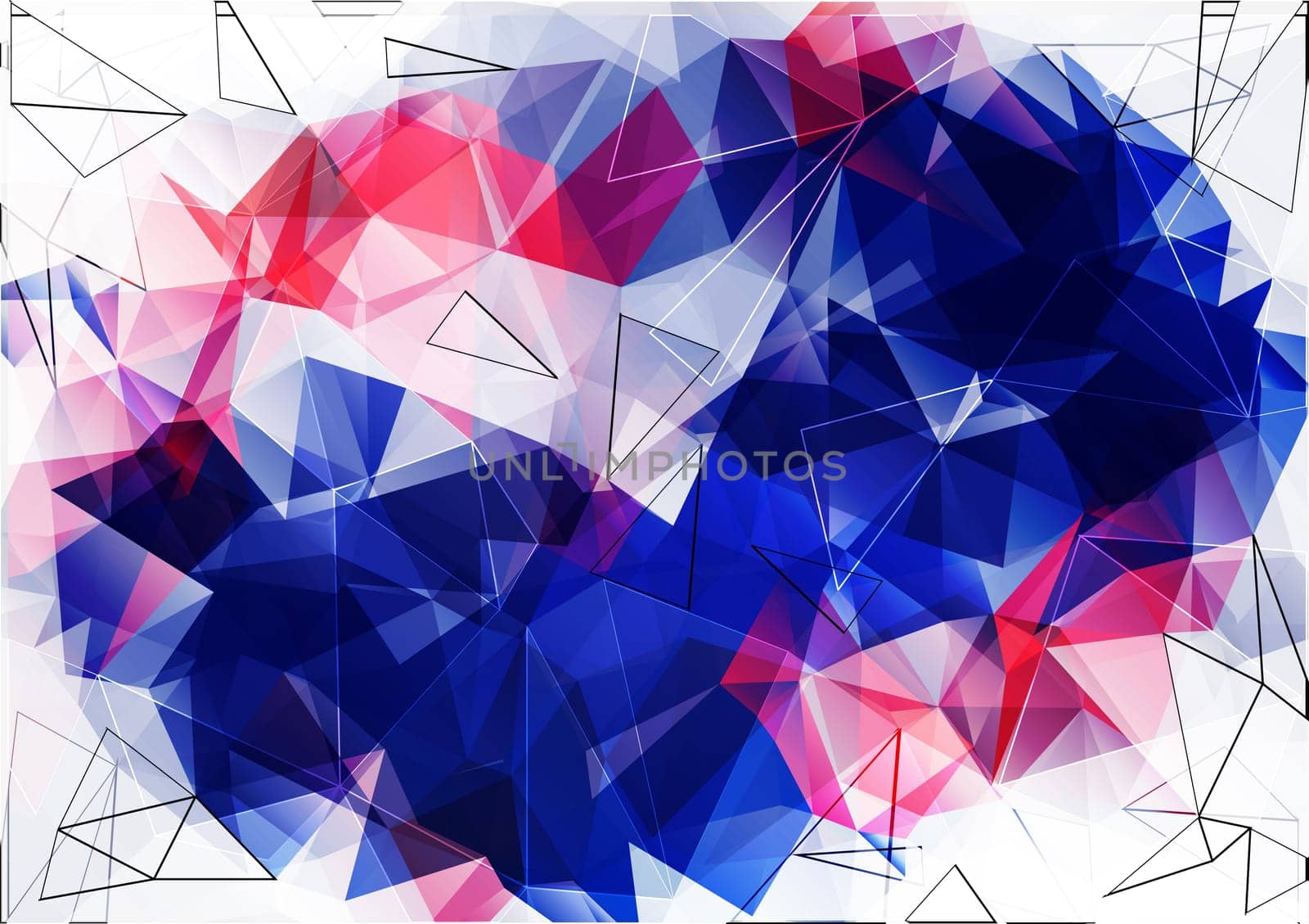 Colorful Polygonal Mosaic Background, illustration,  Creative  Design