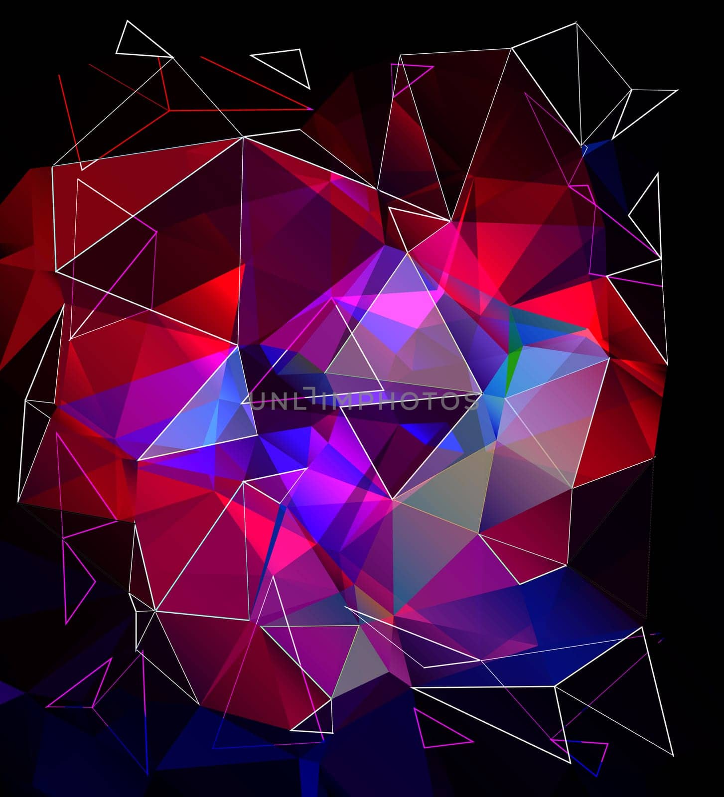 Colorful Polygonal Mosaic Background, illustration,  Creative  Design