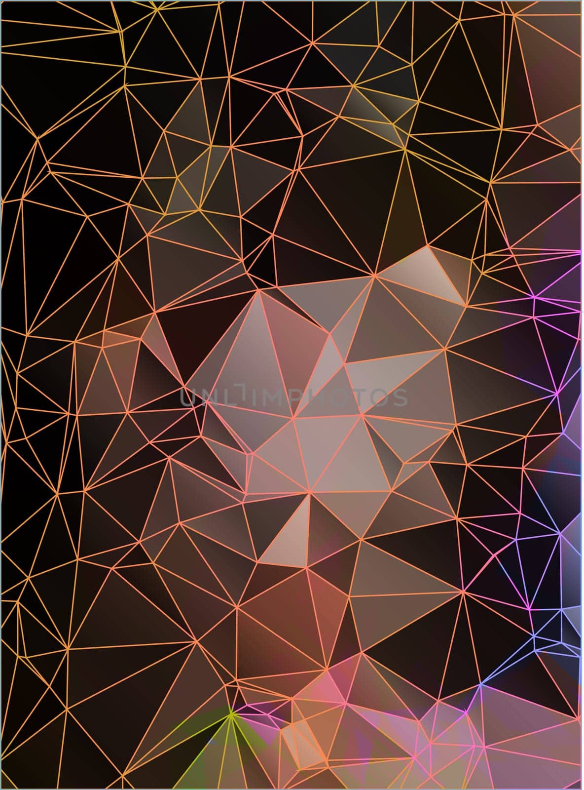 Colorful Polygonal Mosaic Background, illustration,  Creative  Design