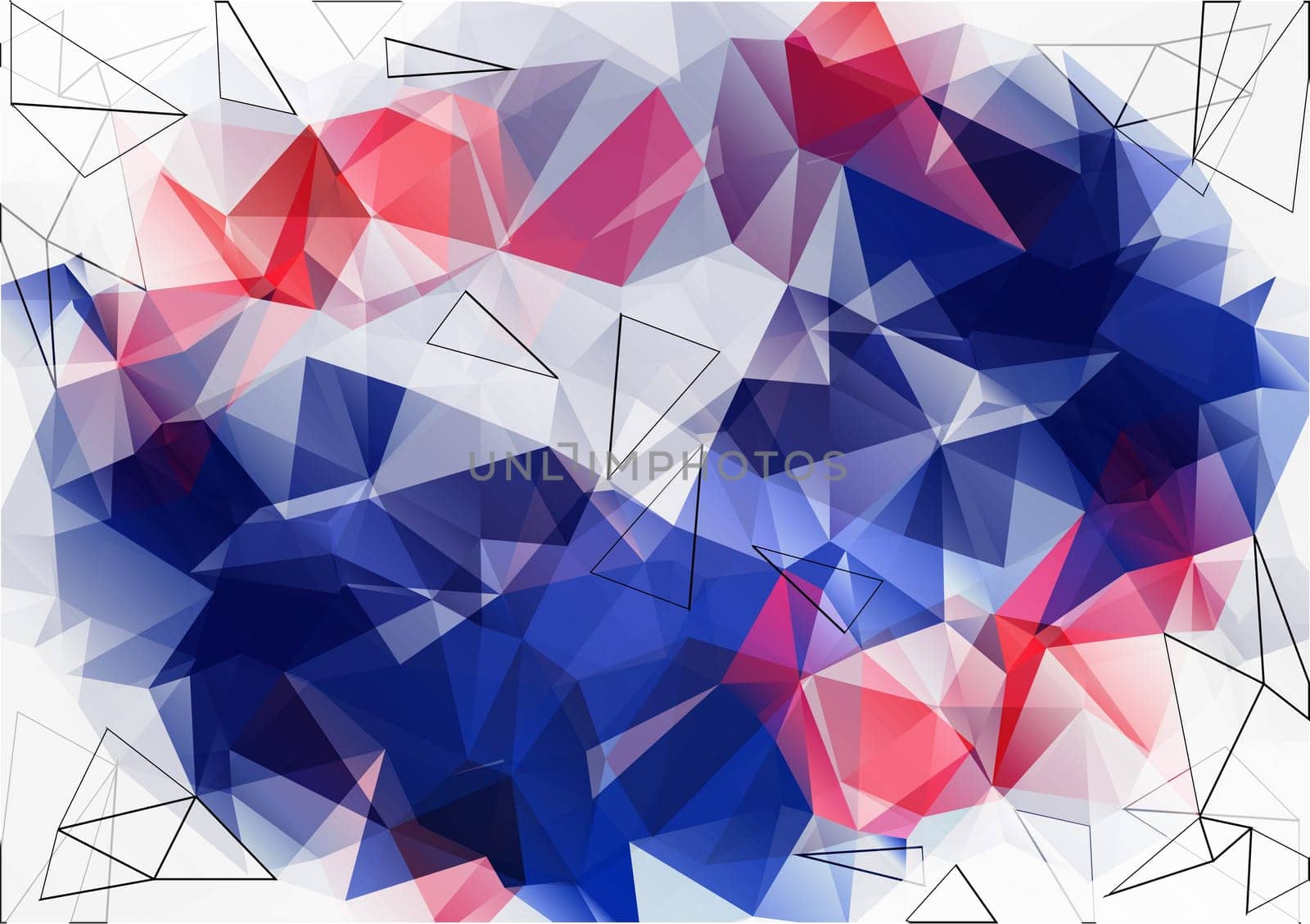 Colorful Polygonal Mosaic Background, illustration,  Creative  Design