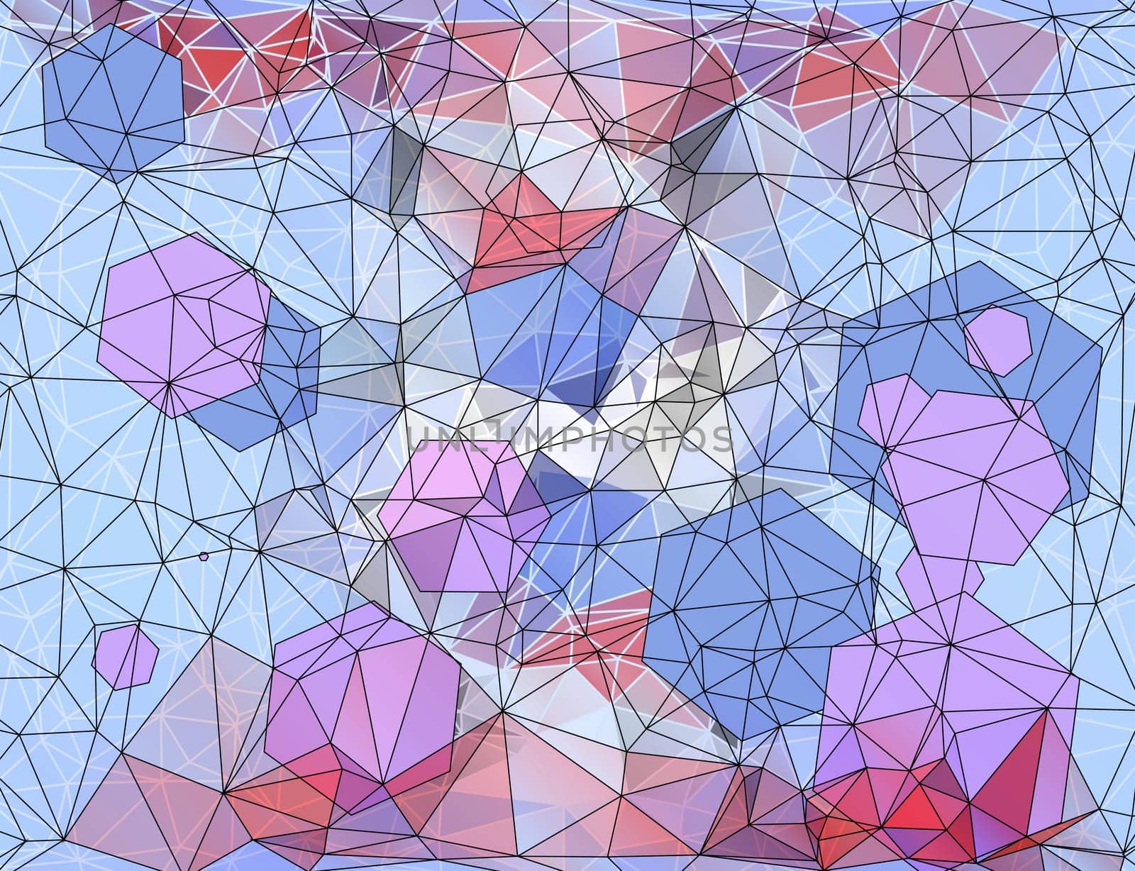 Colorful Polygonal Mosaic Background, illustration,  Creative  Design
