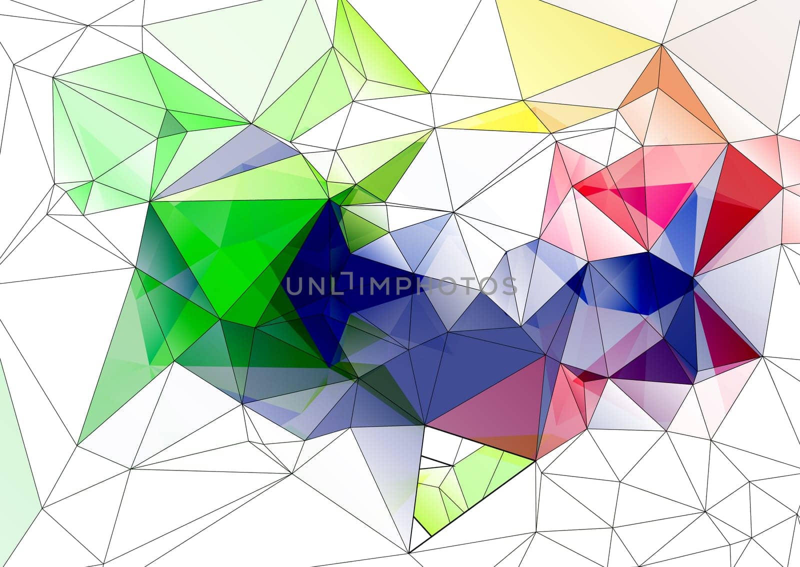 Colorful Polygonal Mosaic Background, illustration,  Creative  Design