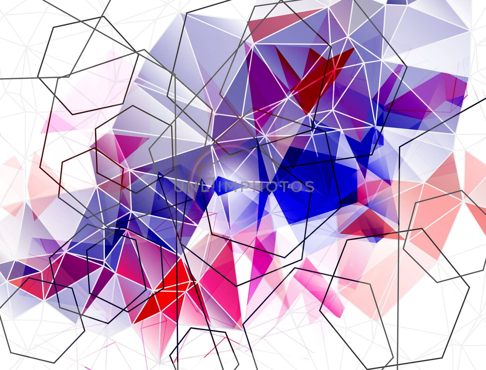 Colorful Polygonal Mosaic Background, illustration,  Creative  Design