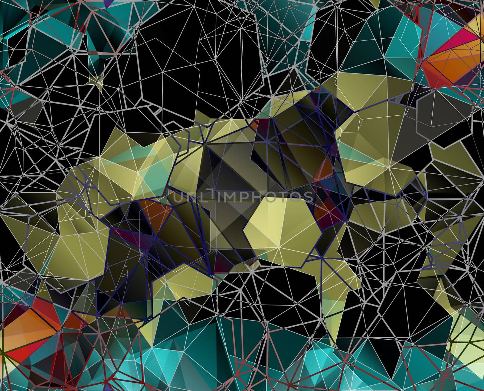 Colorful Polygonal Mosaic Background, illustration,  Creative  Design