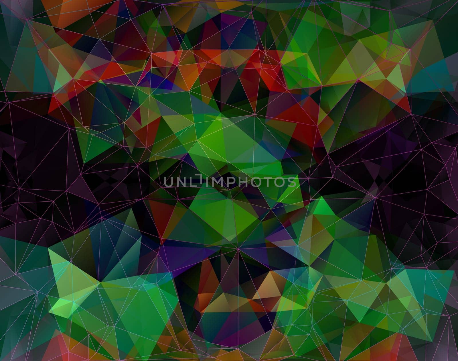 Colorful Polygonal Mosaic Background, illustration,  Creative  Design