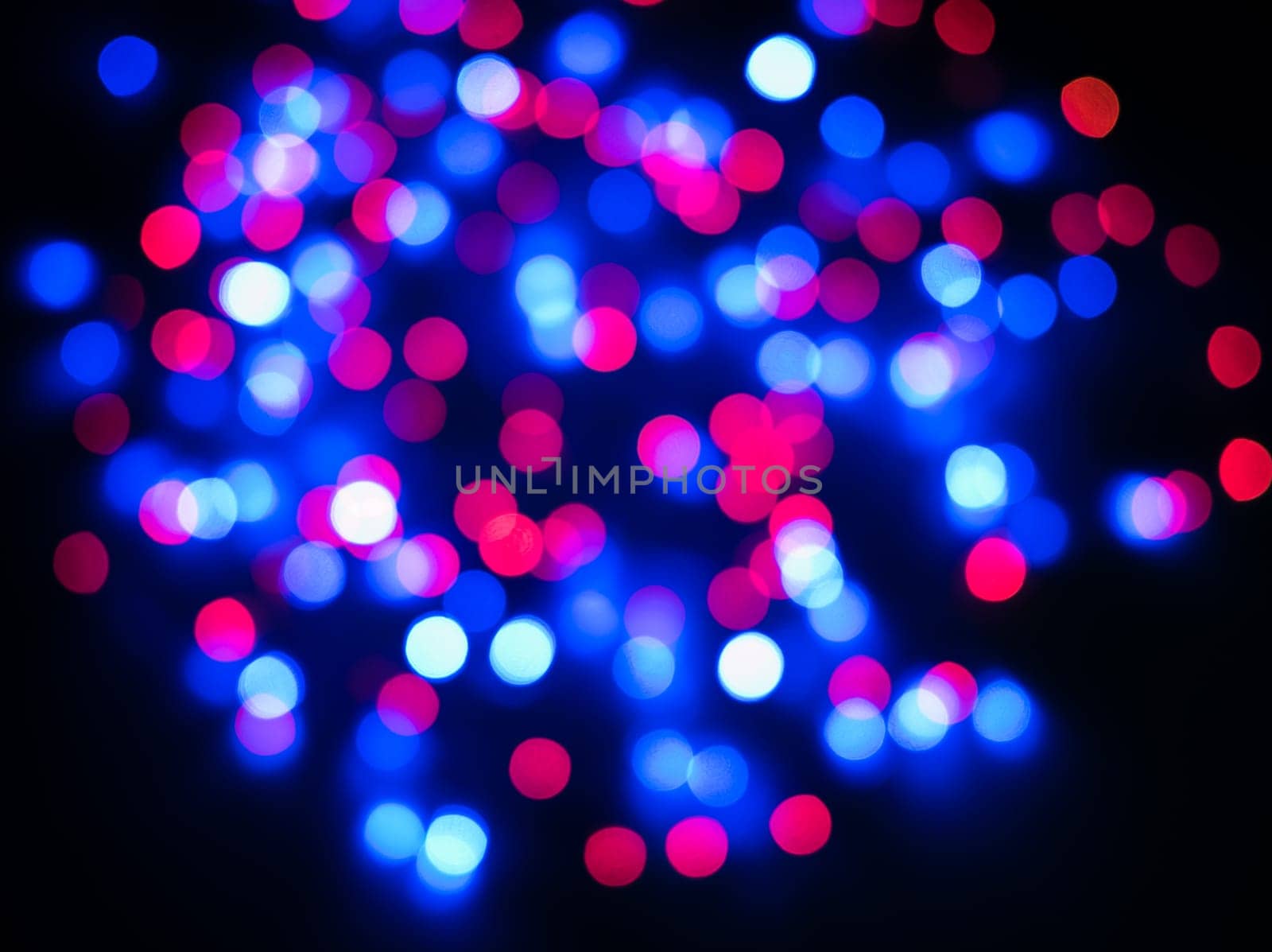 Colored red and blue color bokeh background