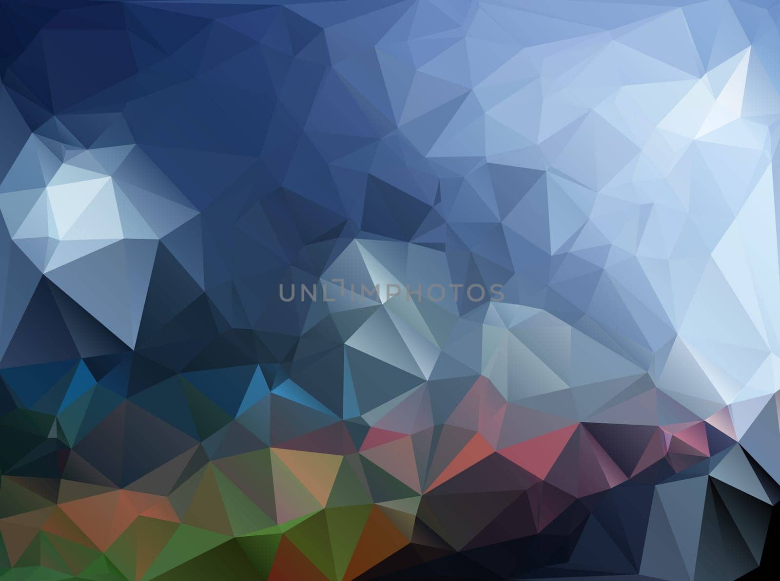 Colorful Polygonal Mosaic Background, illustration,  Creative  Design