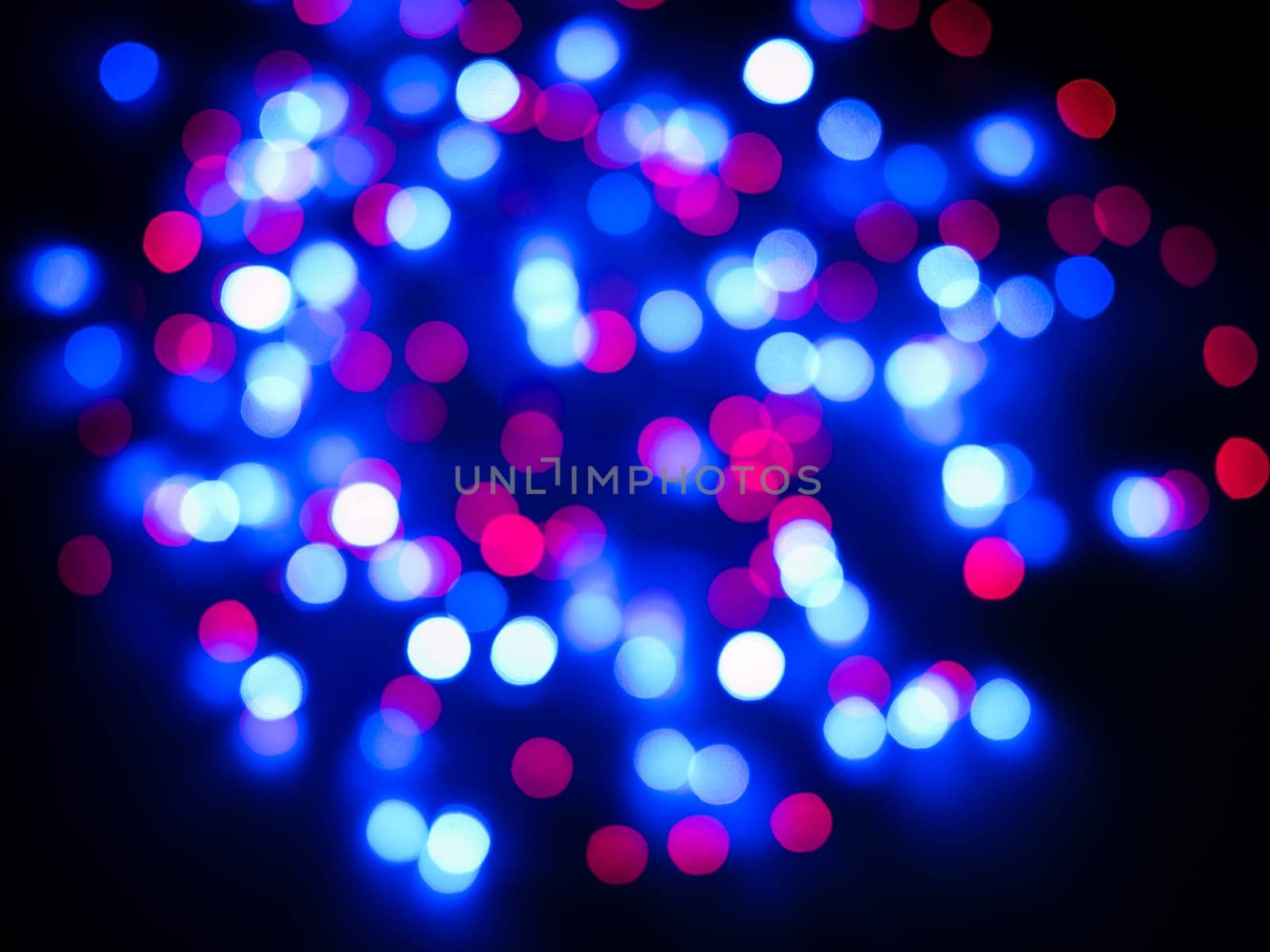 Colored red and blue color bokeh background