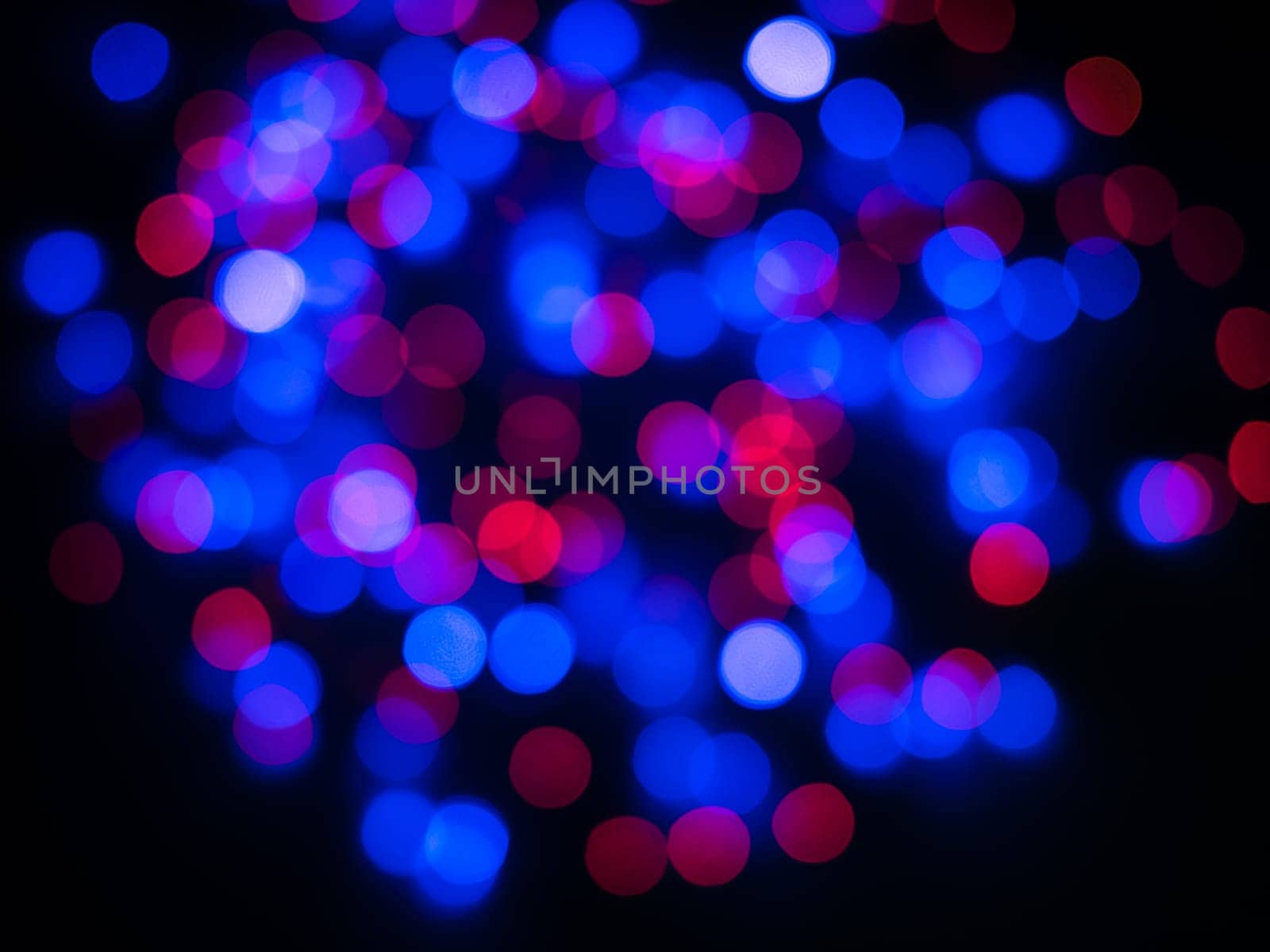 Colored red and blue color bokeh background