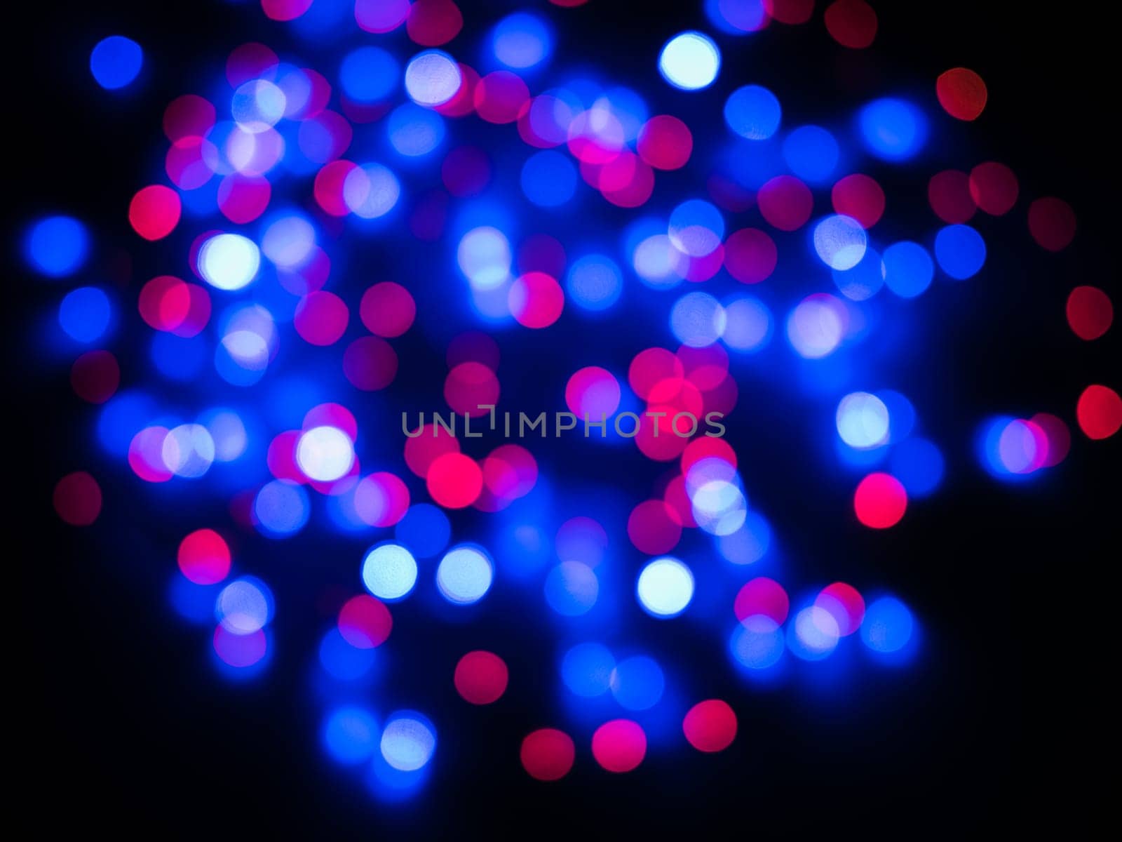 Colored red and blue color bokeh background