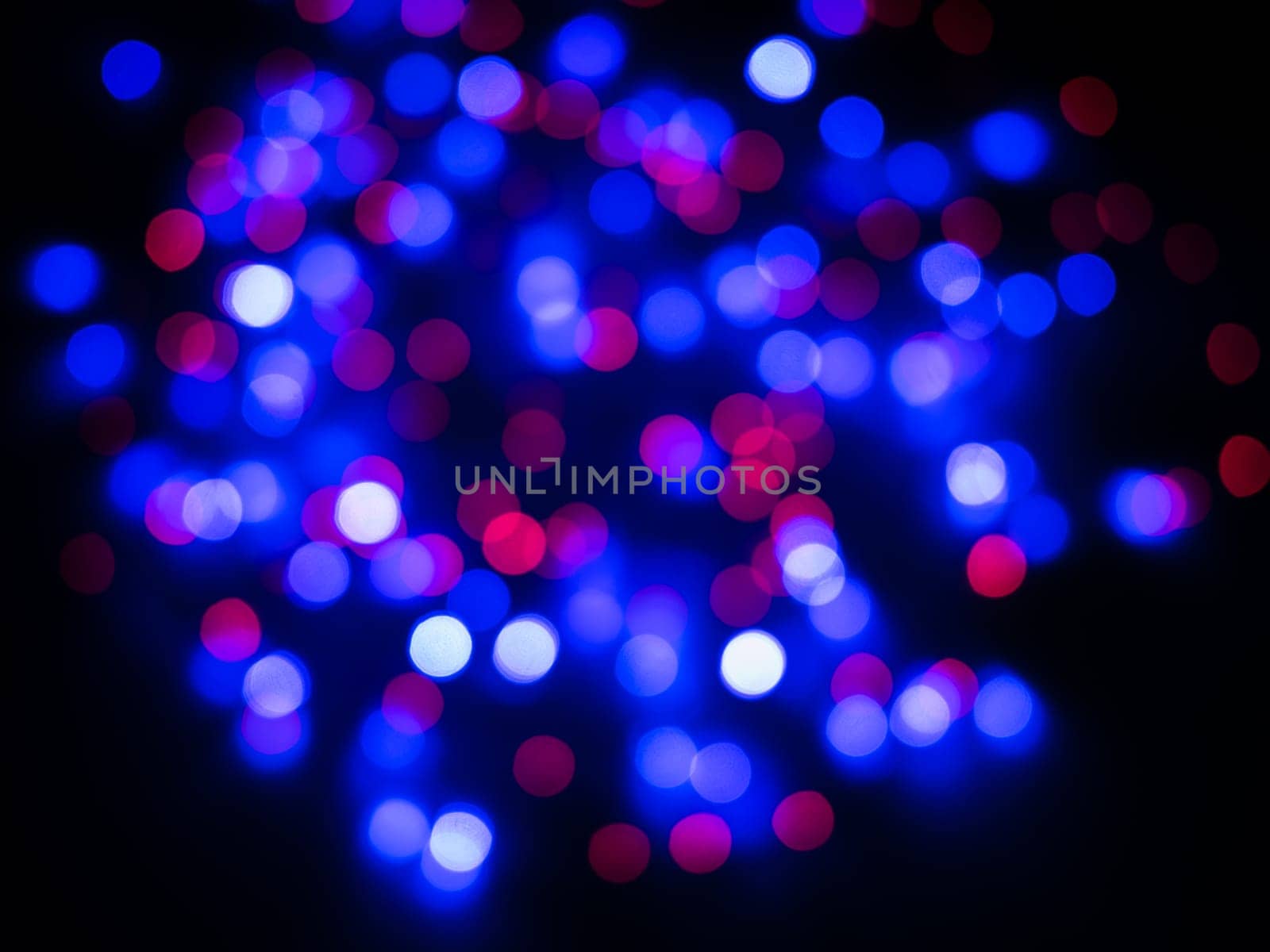 Colored red and blue color bokeh background