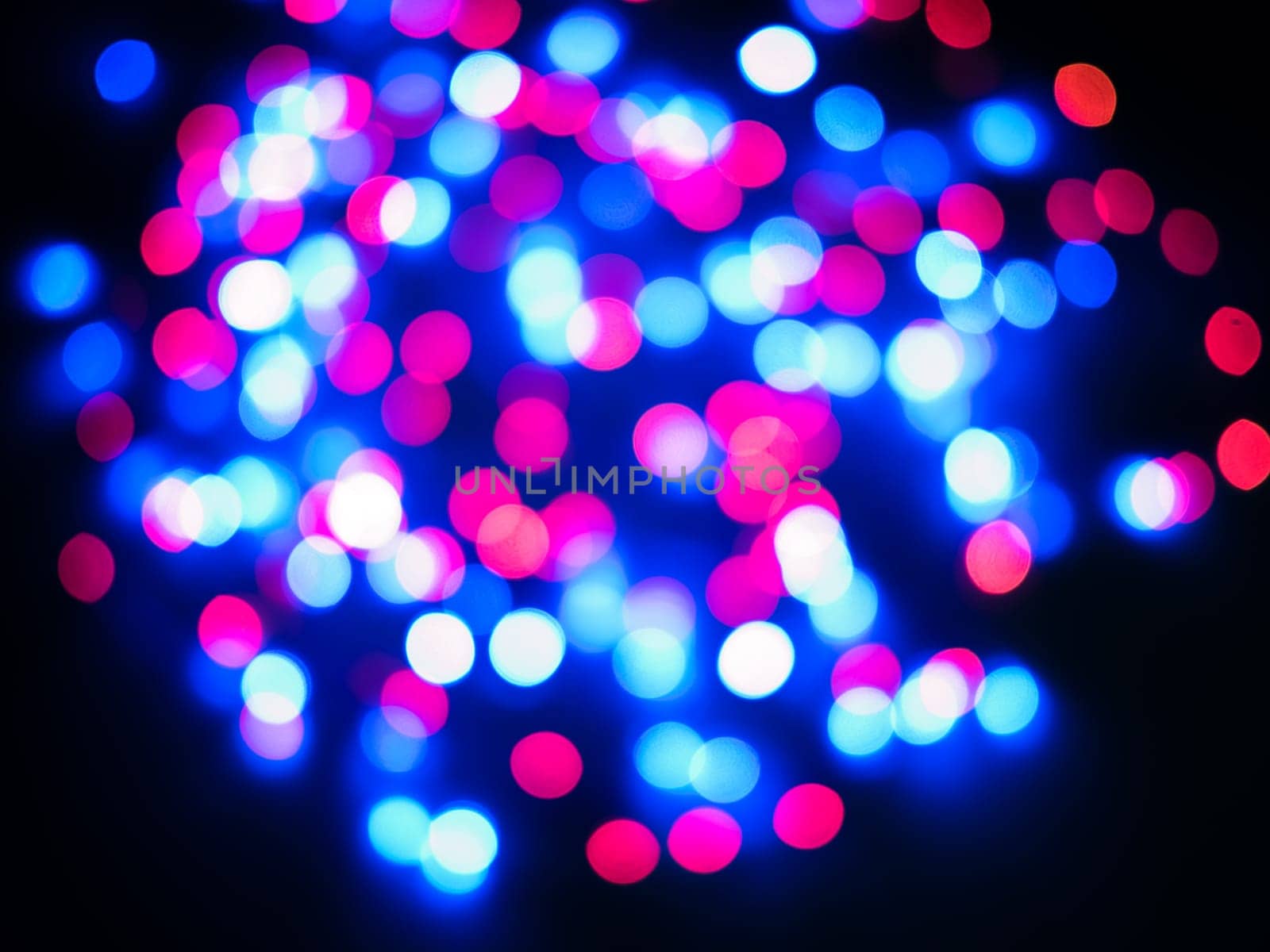 Colored red and blue color bokeh background