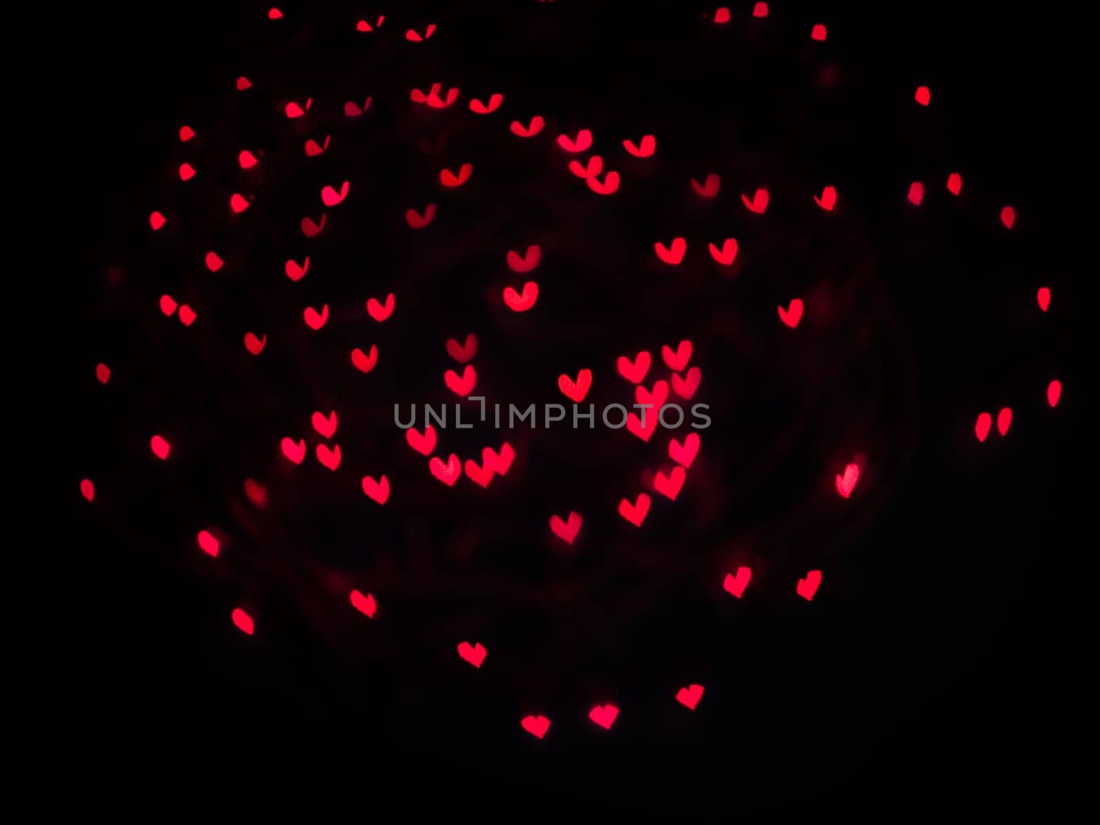 Heart bokeh background, Love Valentine's day background