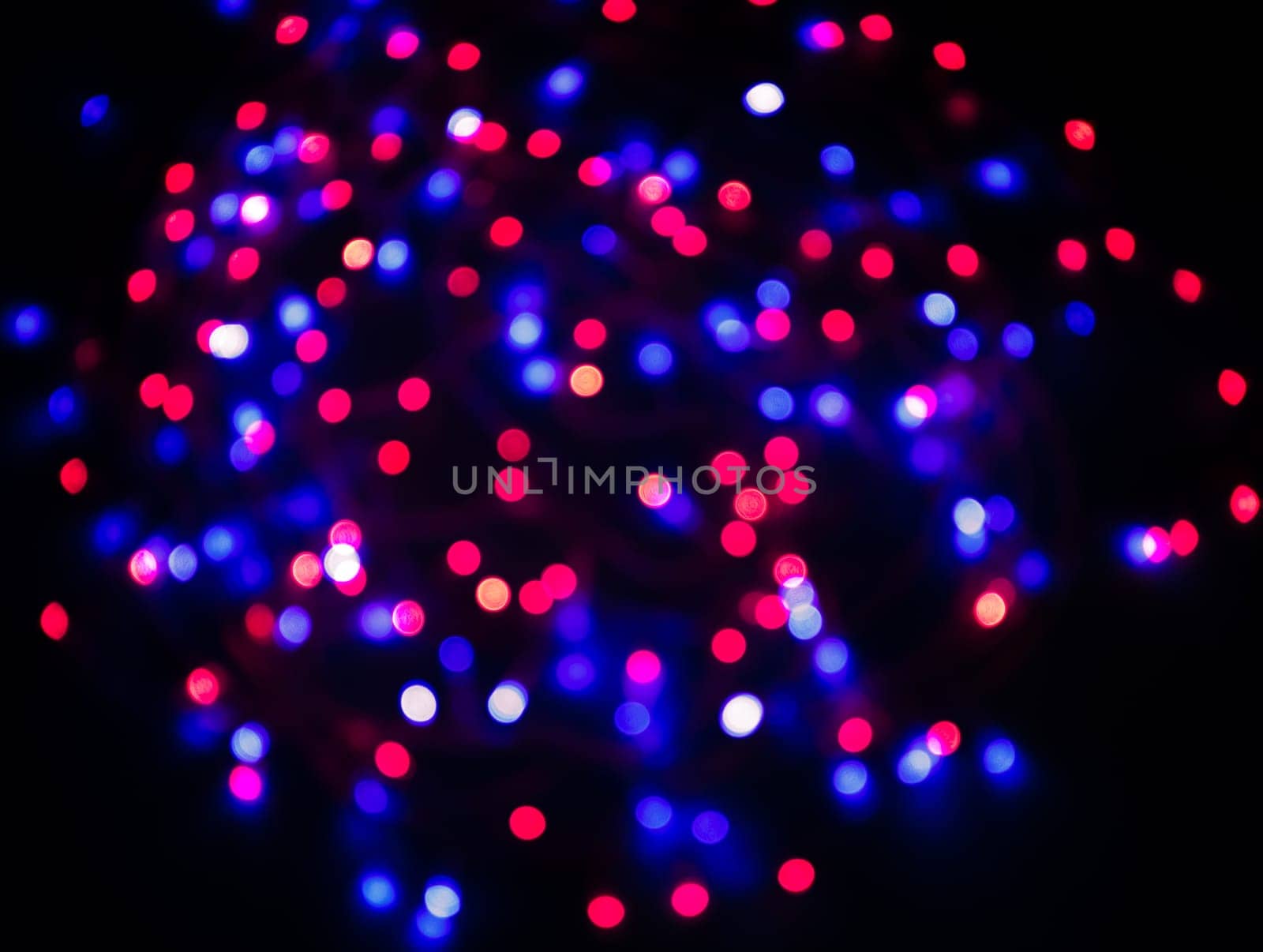 Colored red and blue color bokeh background