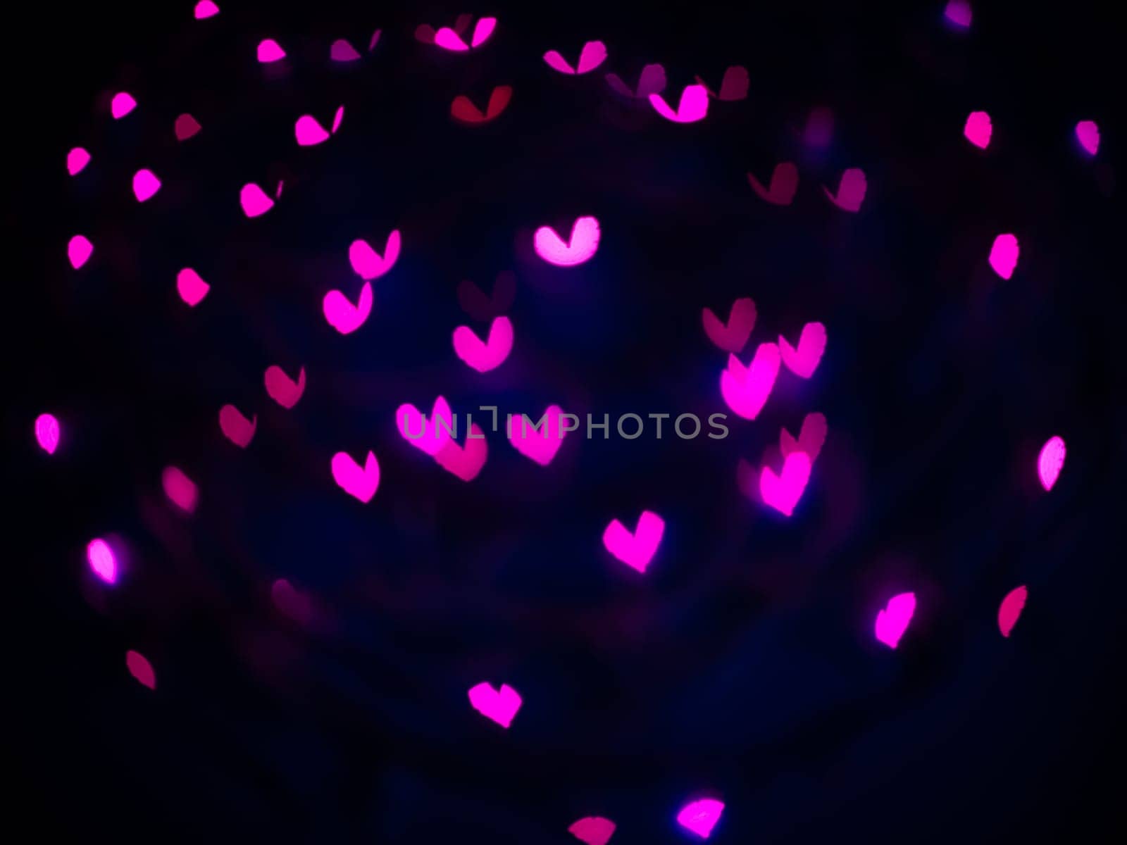 Heart bokeh background, Love Valentine's day background