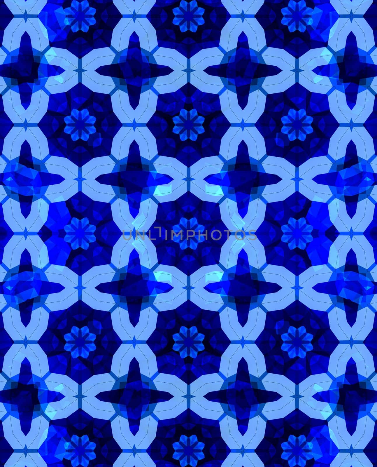 Ethnic pattern. Abstract kaleidoscope fabric design texture