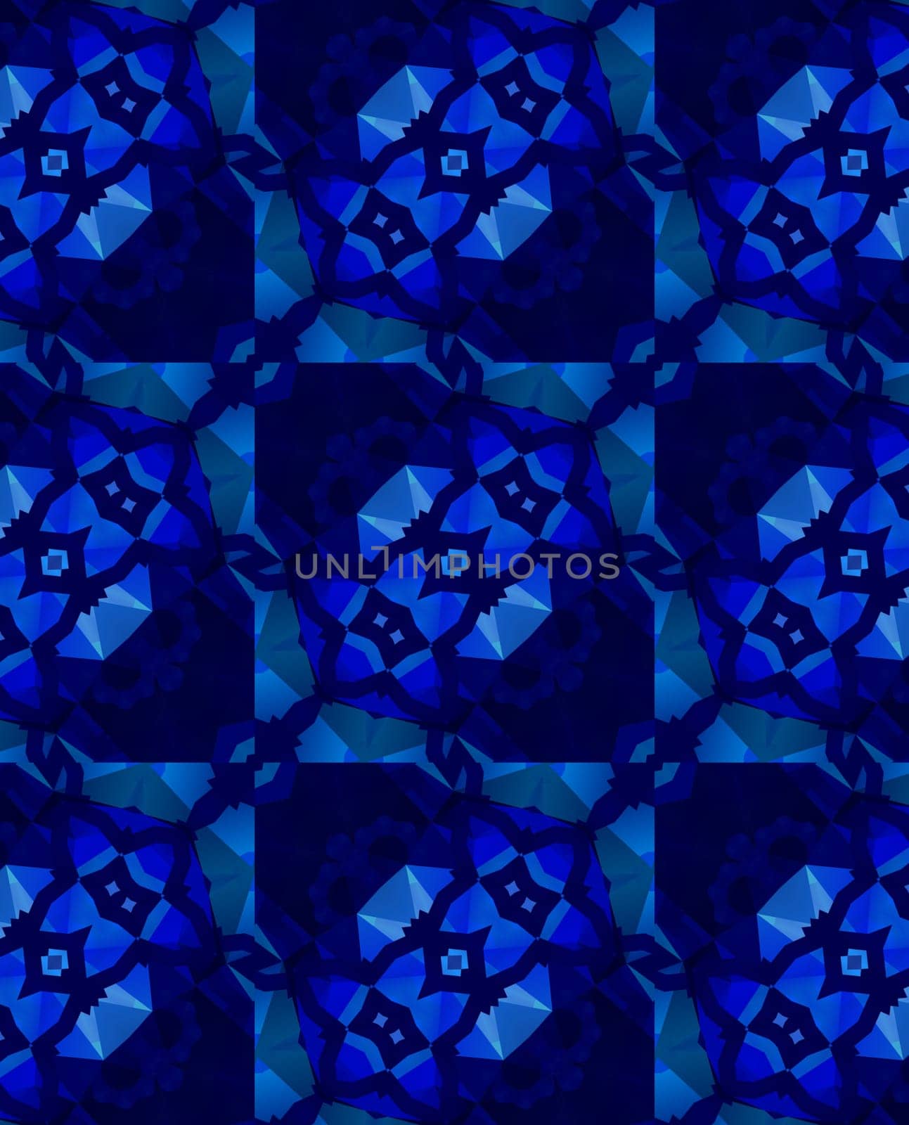 Ethnic pattern. Abstract kaleidoscope fabric design texture