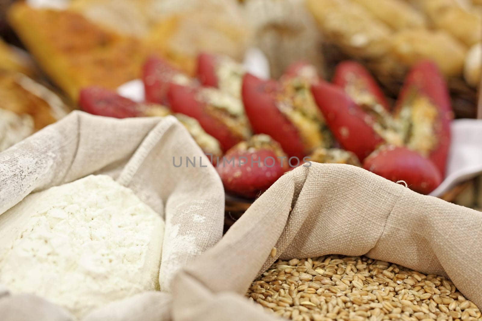 Fresh bread just prepared from a master bakery
